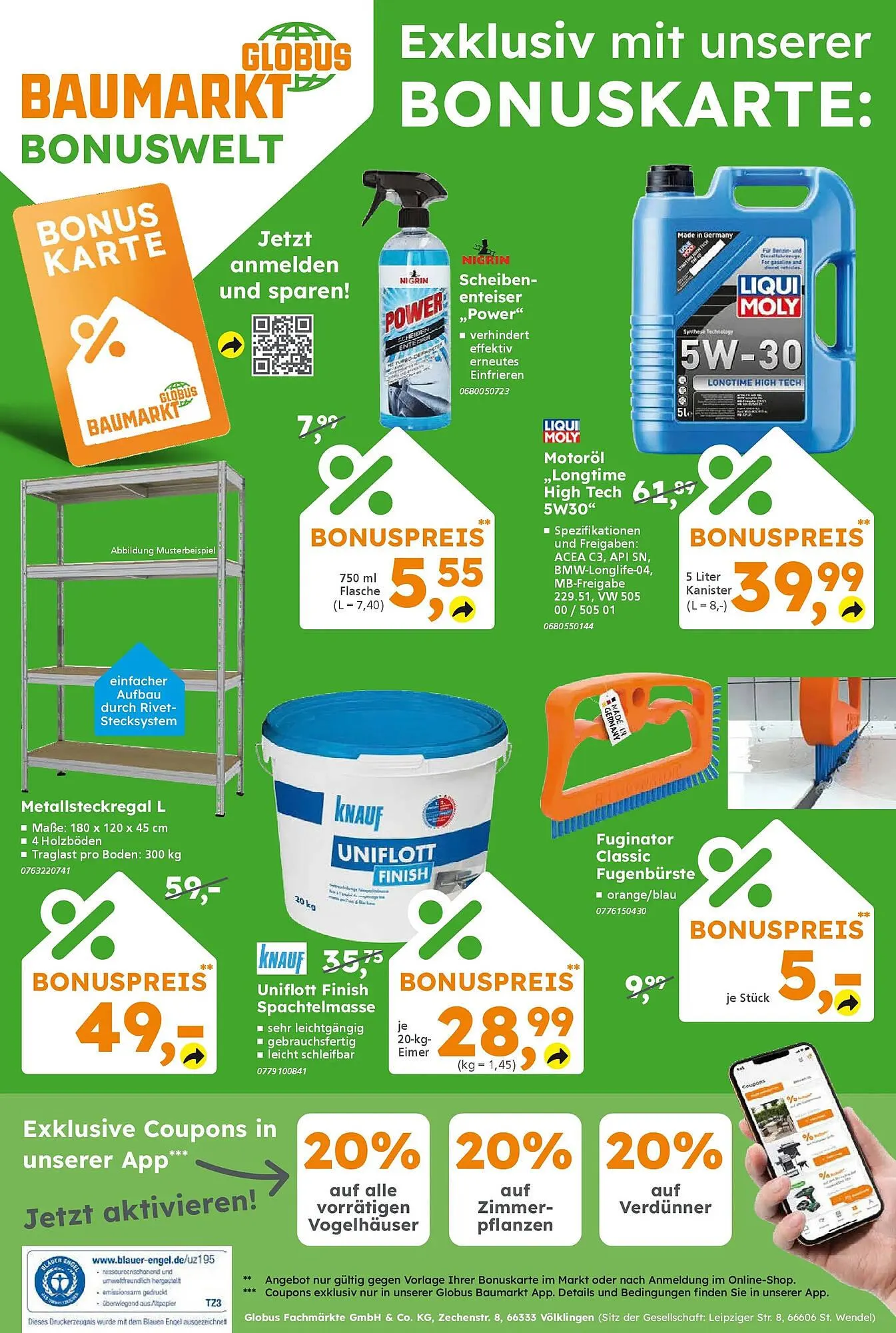Globus Baumarkt Prospekt von 18. Januar bis 24. Januar 2026 - Prospekt seite 16