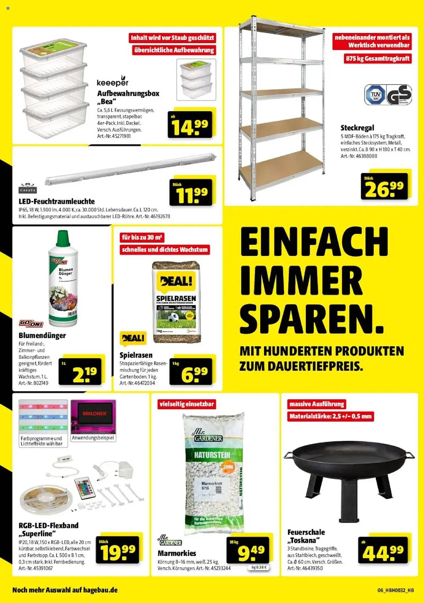 Hagebau Prospekt von 2. August bis 9. August 2025 - Prospekt seite 6