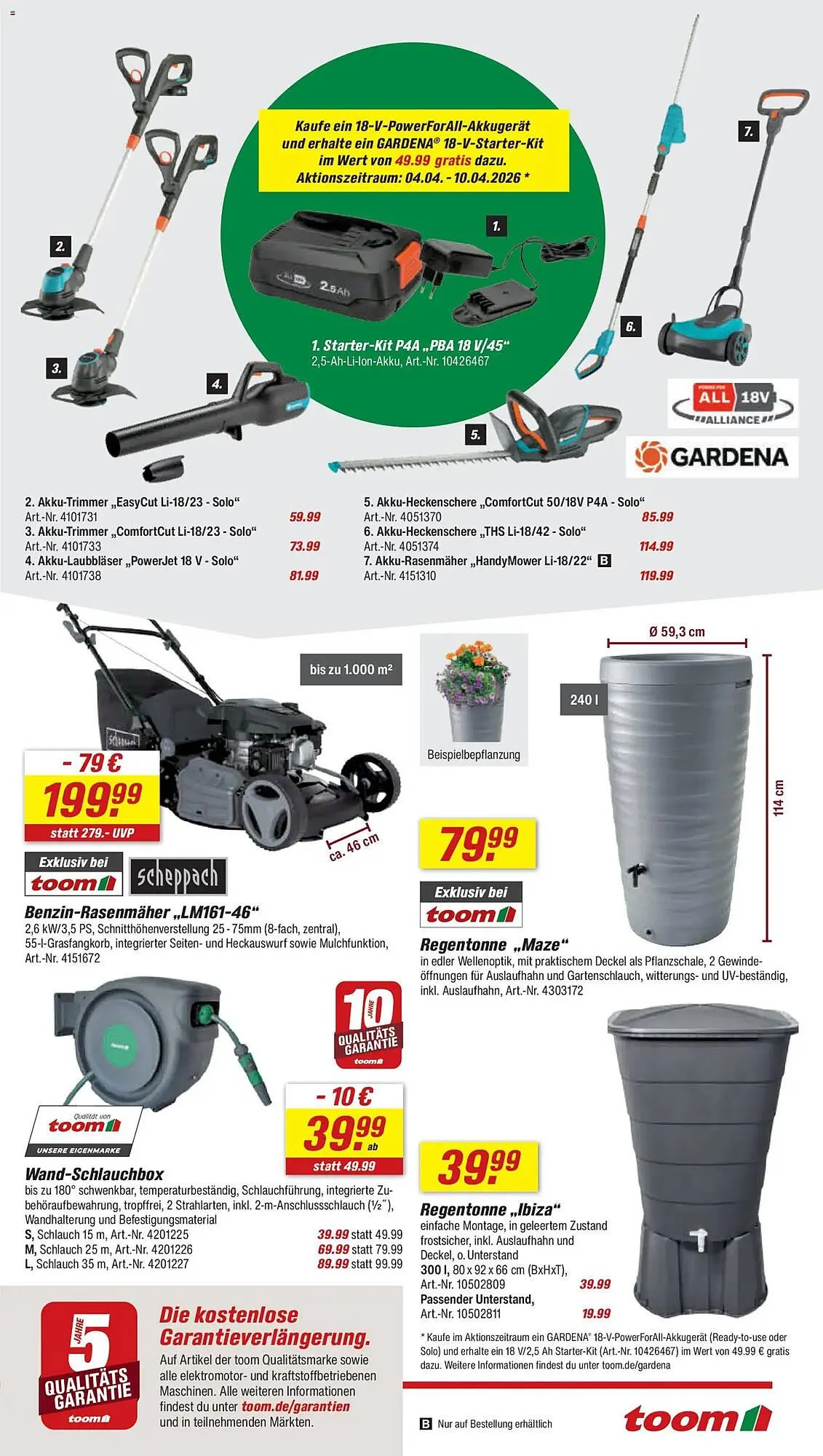 Toom Baumarkt Prospekt von 4. April bis 10. April 2026 - Prospekt seite 11