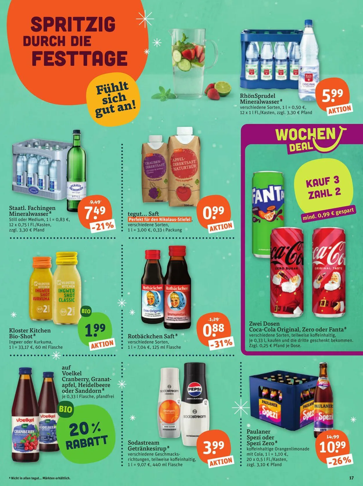 Tegut Aktueller Prospekt von 8. Dezember bis 14. Dezember 2025 - Prospekt seite 19