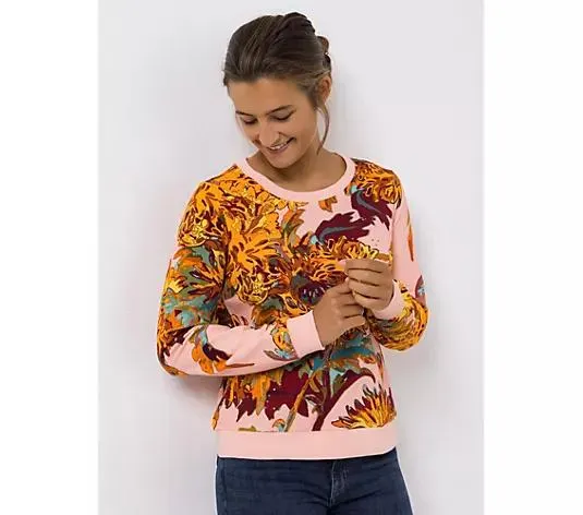 DAWID by Dawid Tomaszewski Sweatshirt mit Strassdetails figurumspielend