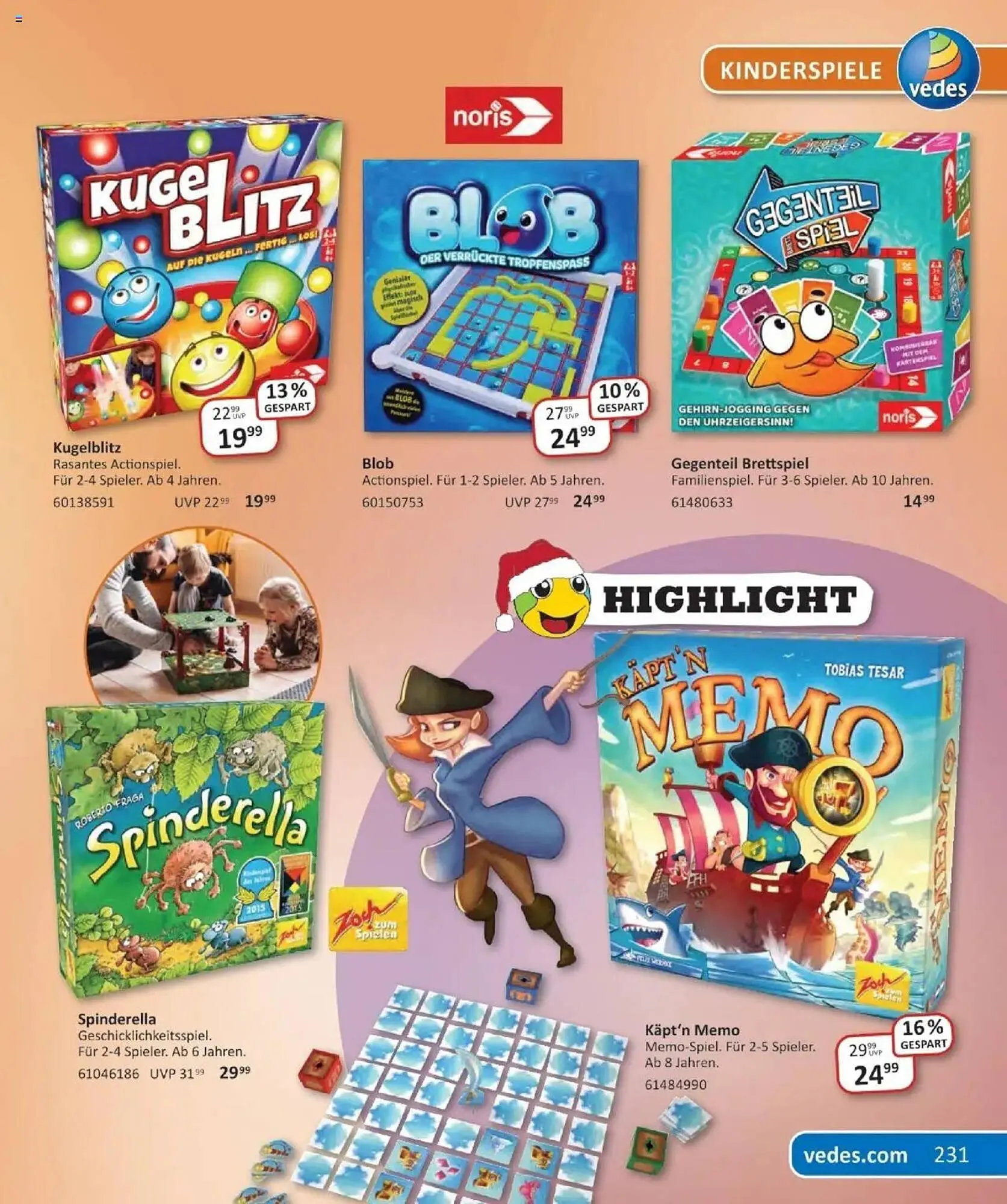 Vedes Prospekt von 29. September bis 6. Januar 2026 - Prospekt seite 231