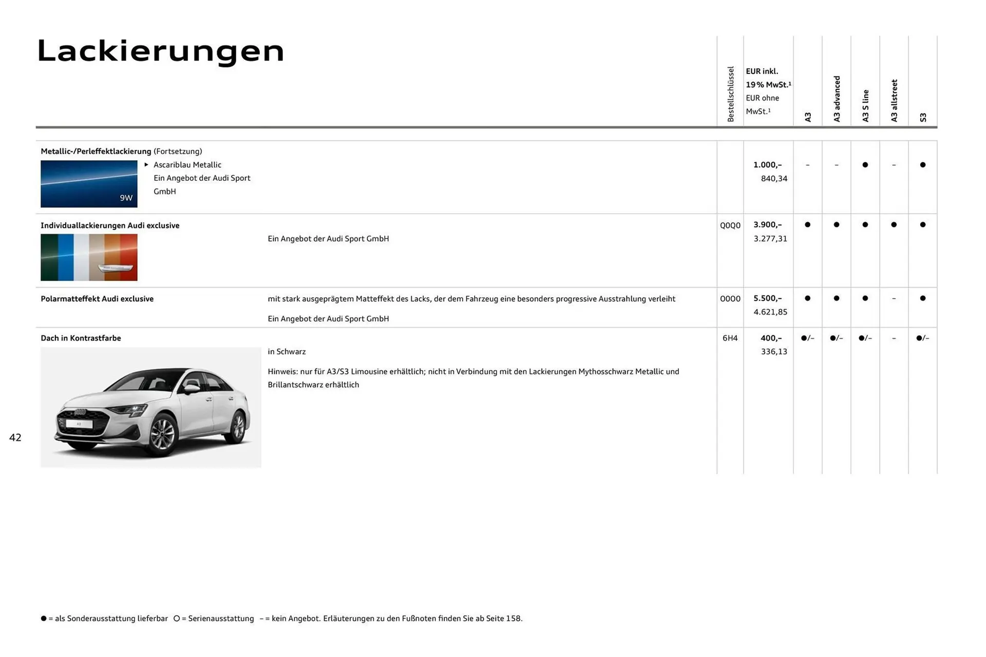 Audi Prospekt von 27. Juli bis 27. Juli 2026 - Prospekt seite 42