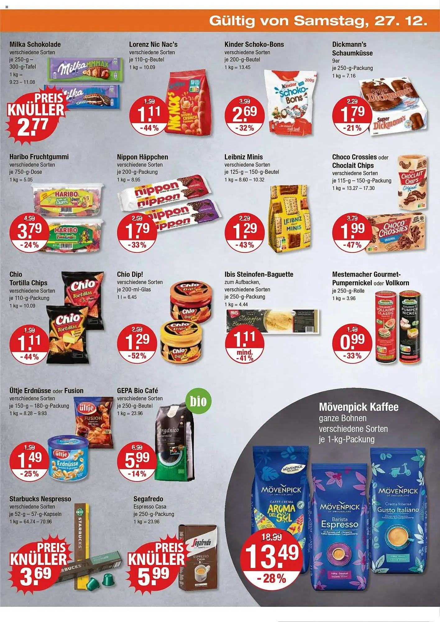 V Markt Prospekt von 27. Dezember bis 31. Dezember 2025 - Prospekt seite 8