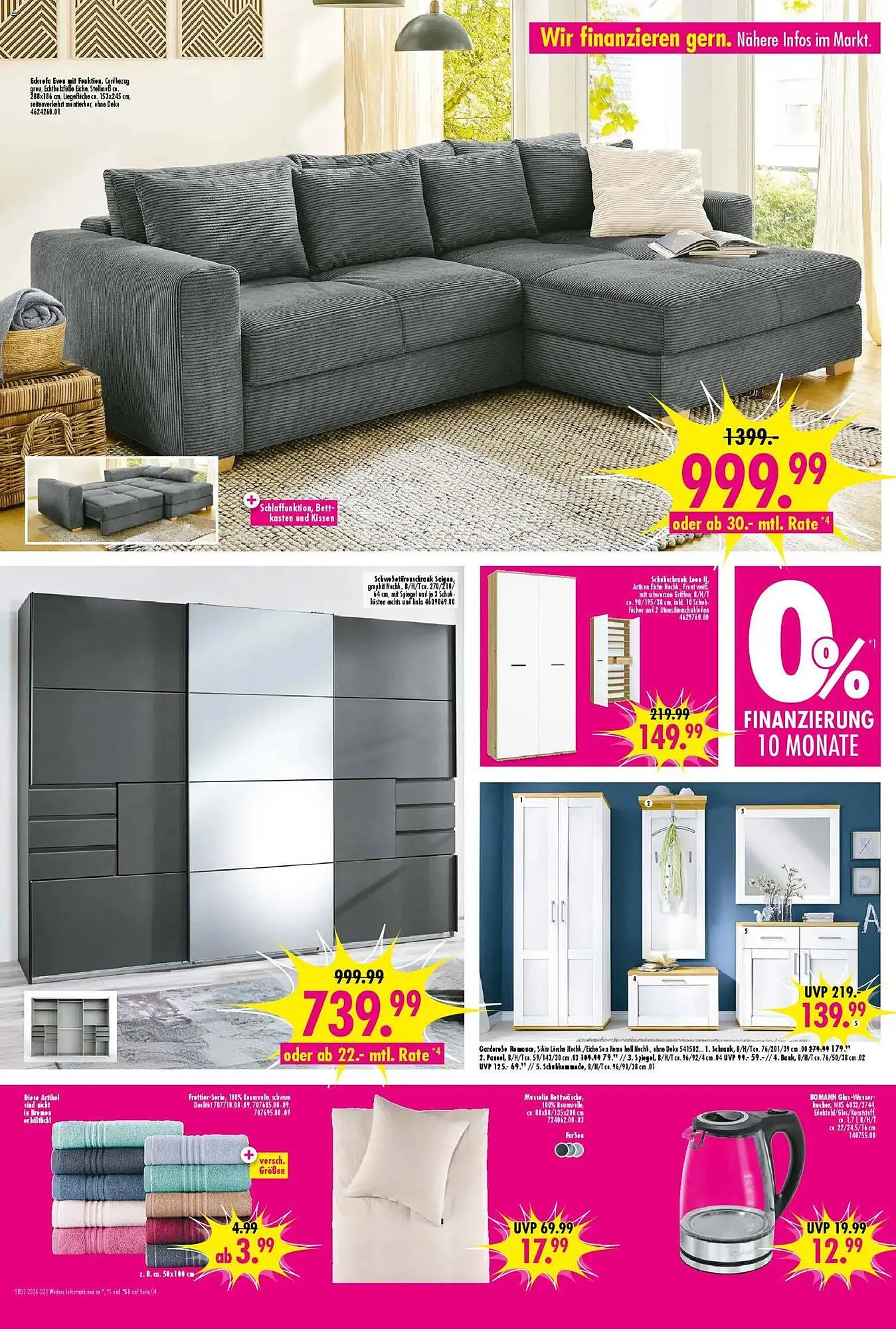 Möbel Boss Prospekt von 3. Januar bis 9. Januar 2026 - Prospekt seite 2
