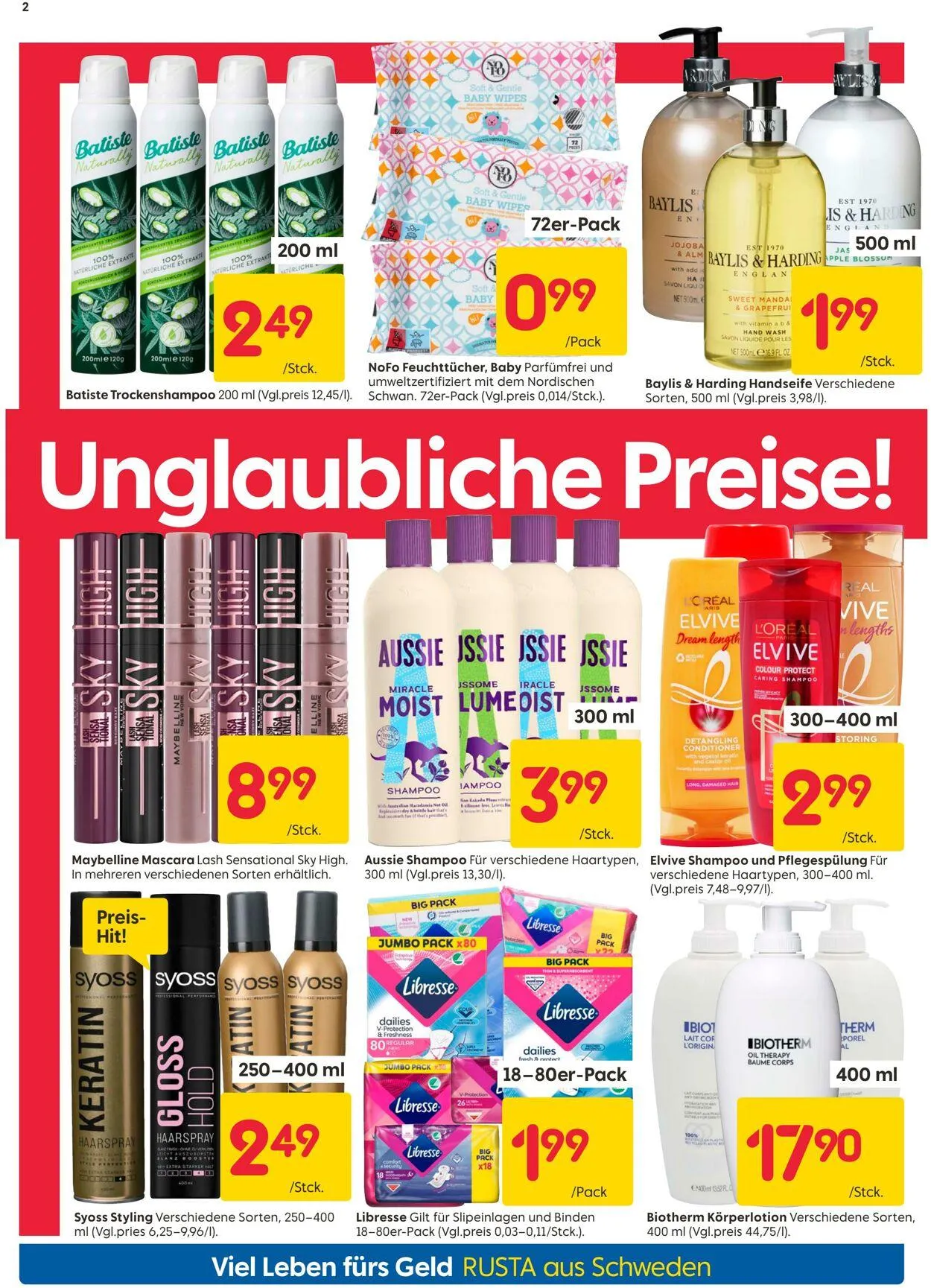 Rusta von 16. Juli bis 30. Juli 2025 - Prospekt seite 2