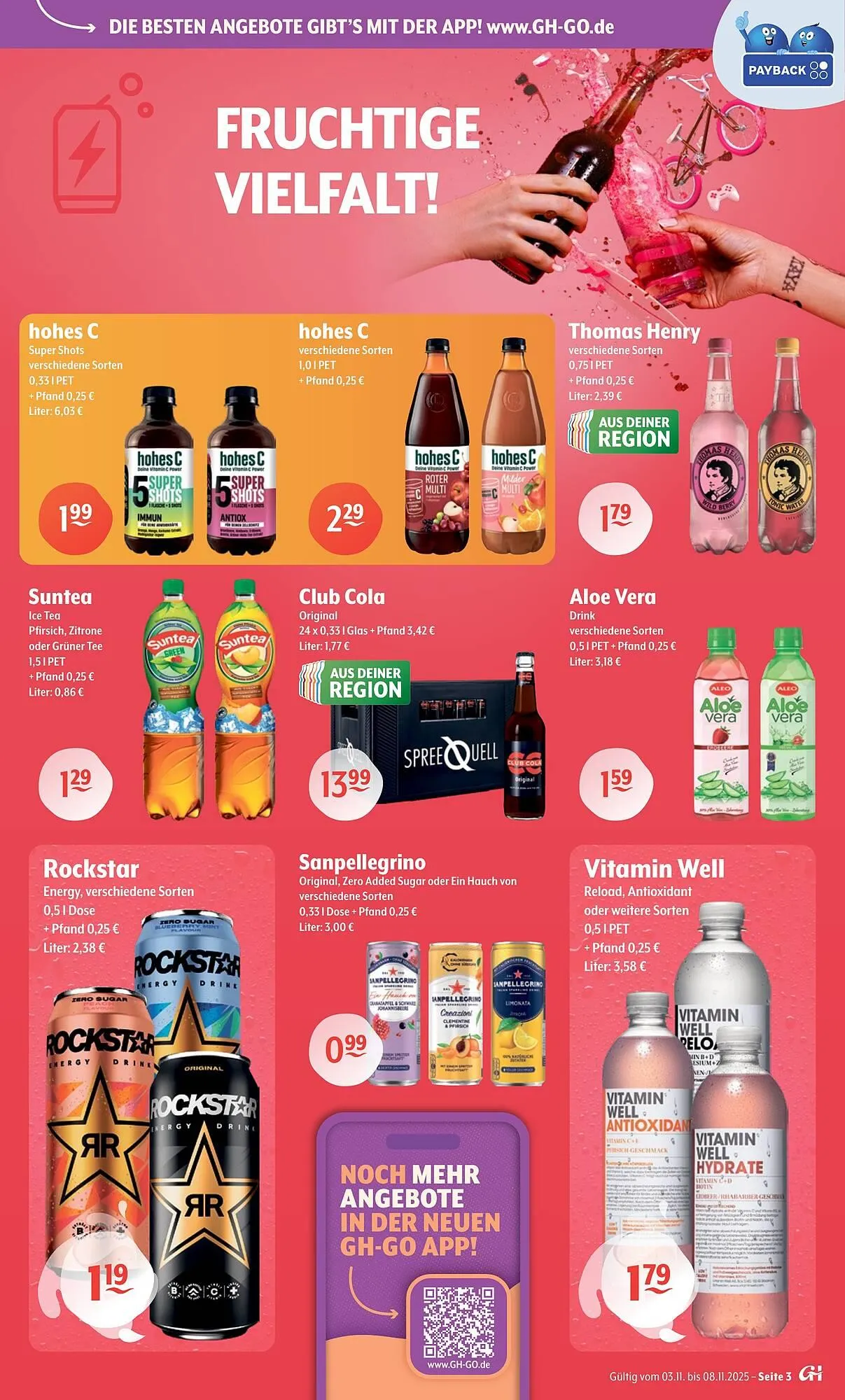 Getränke Hoffmann Prospekt von 3. November bis 8. November 2025 - Prospekt seite 3