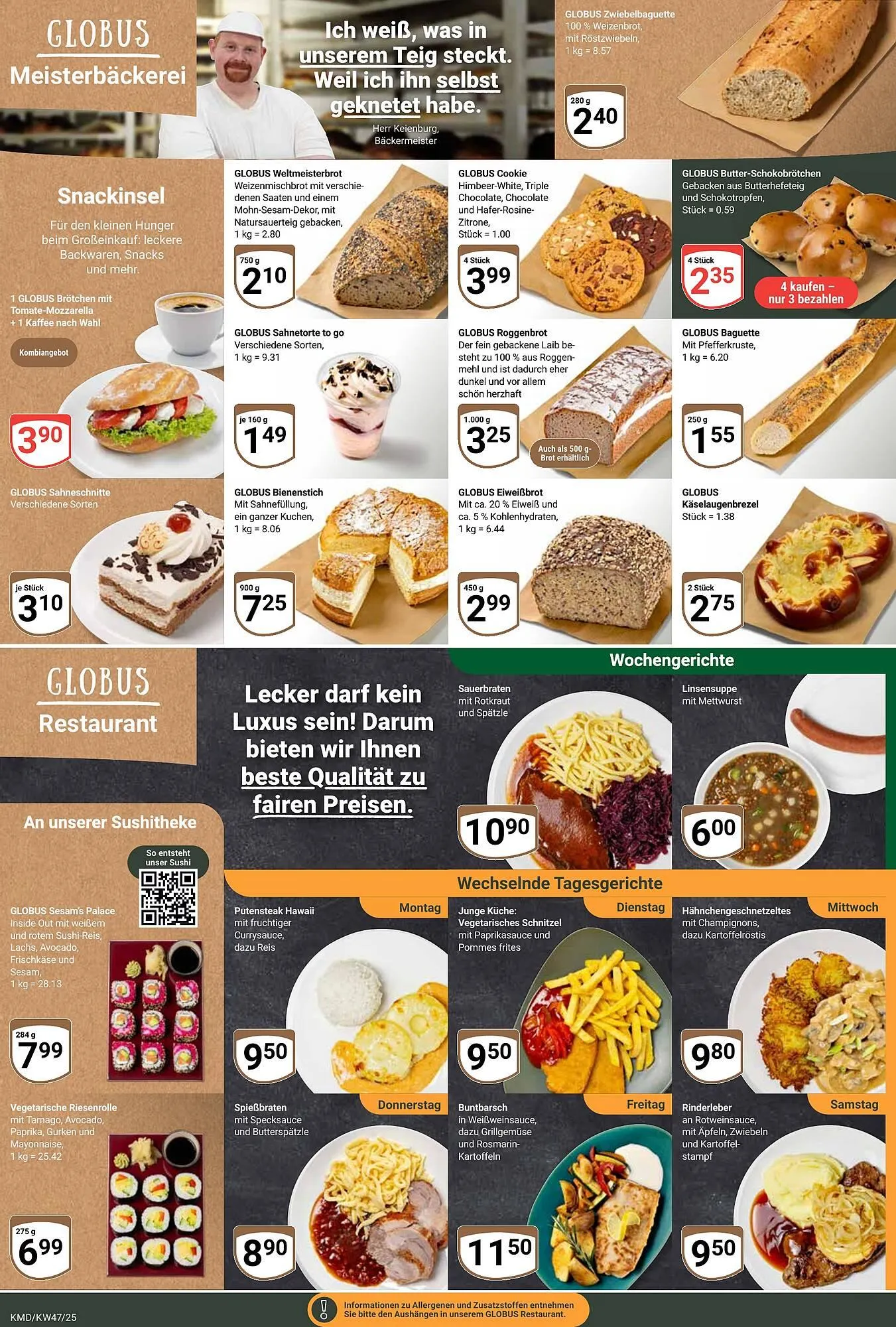 Globus Prospekt von 17. November bis 22. November 2025 - Prospekt seite 5