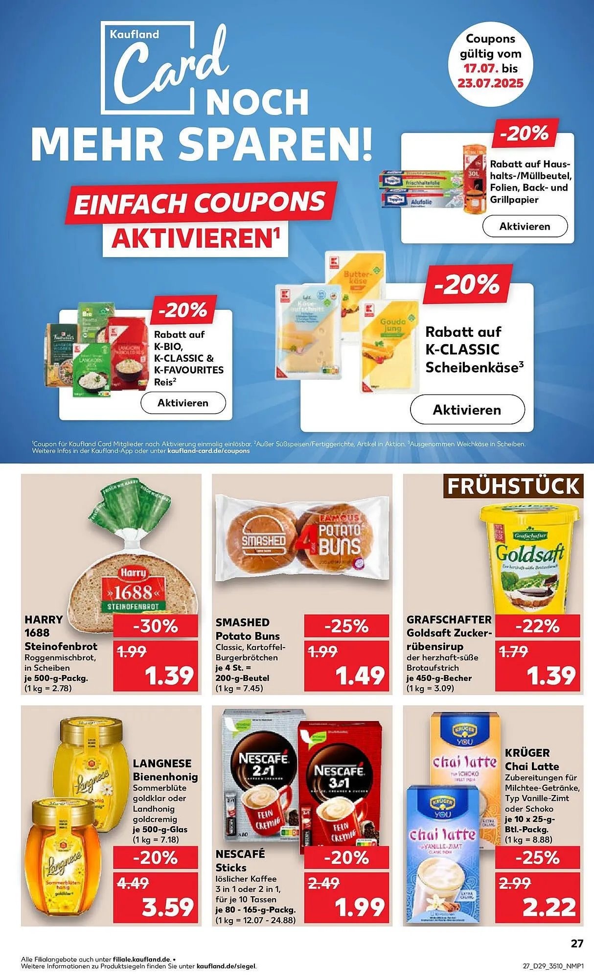 Kaufland Regio Prospekt von 16. Juli bis 23. Juli 2025 - Prospekt seite 27