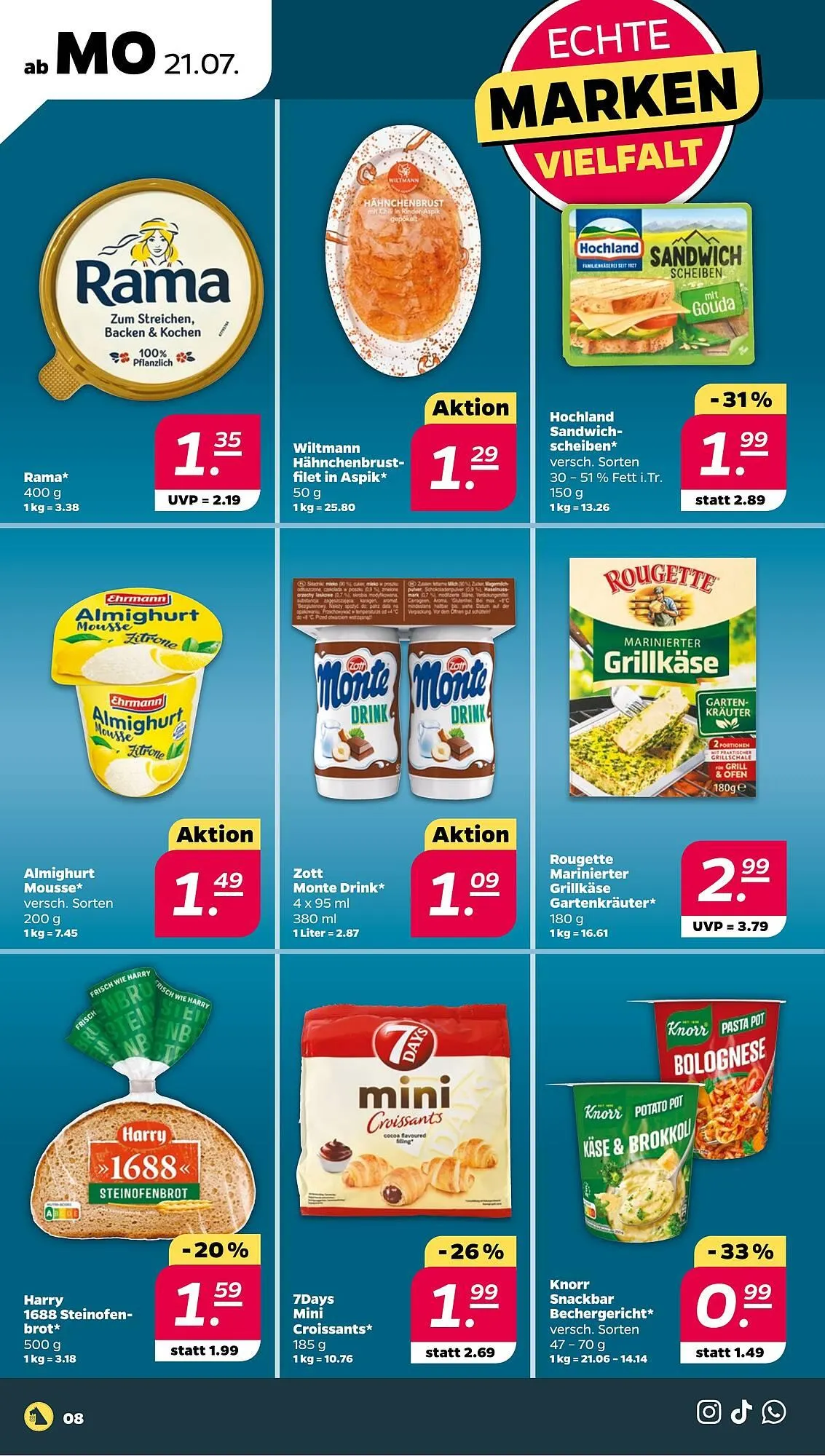 NETTO Prospekt von 21. Juli bis 26. Juli 2025 - Prospekt seite 8