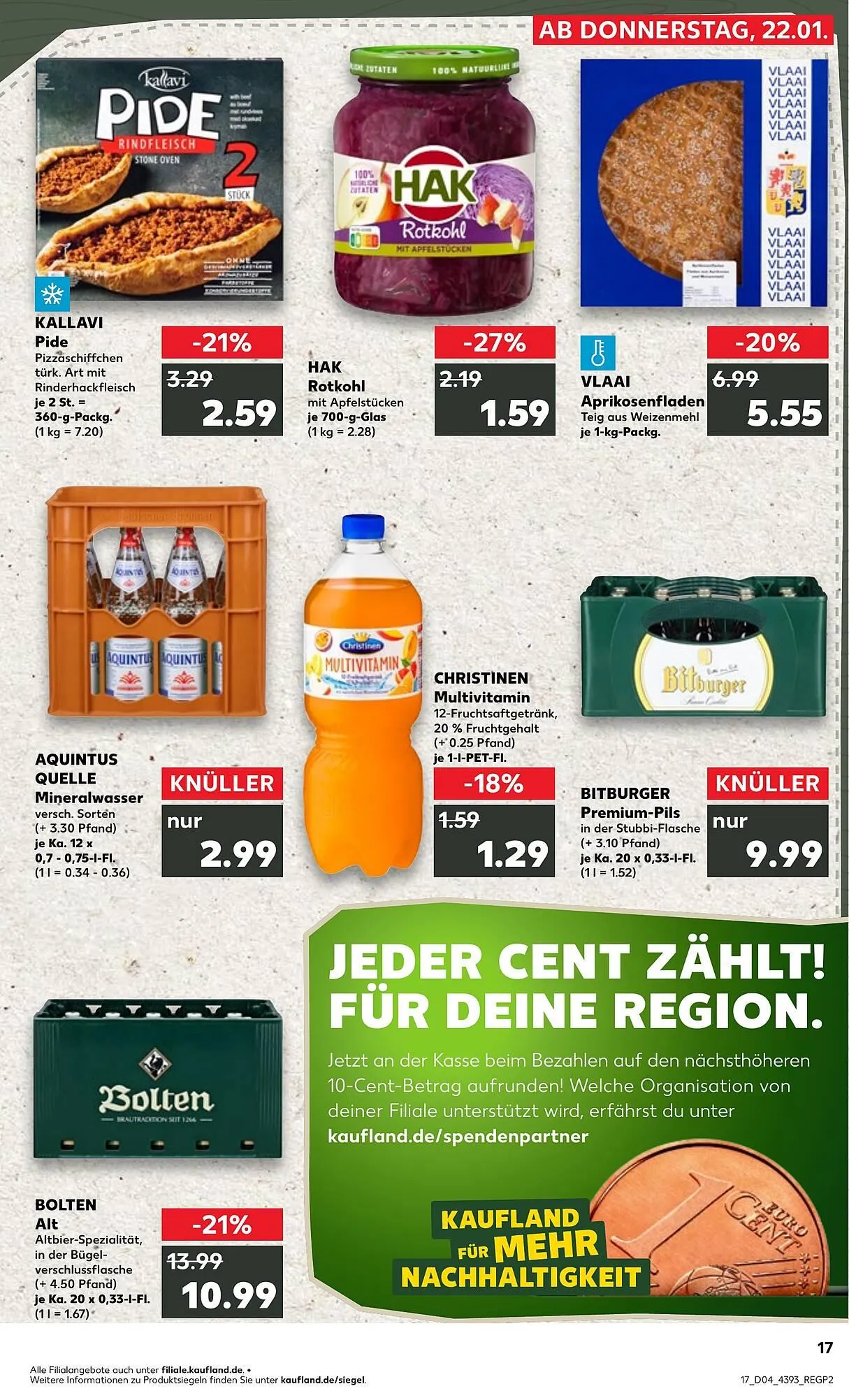 Kaufland Prospekt von 22. Januar bis 28. Januar 2026 - Prospekt seite 17