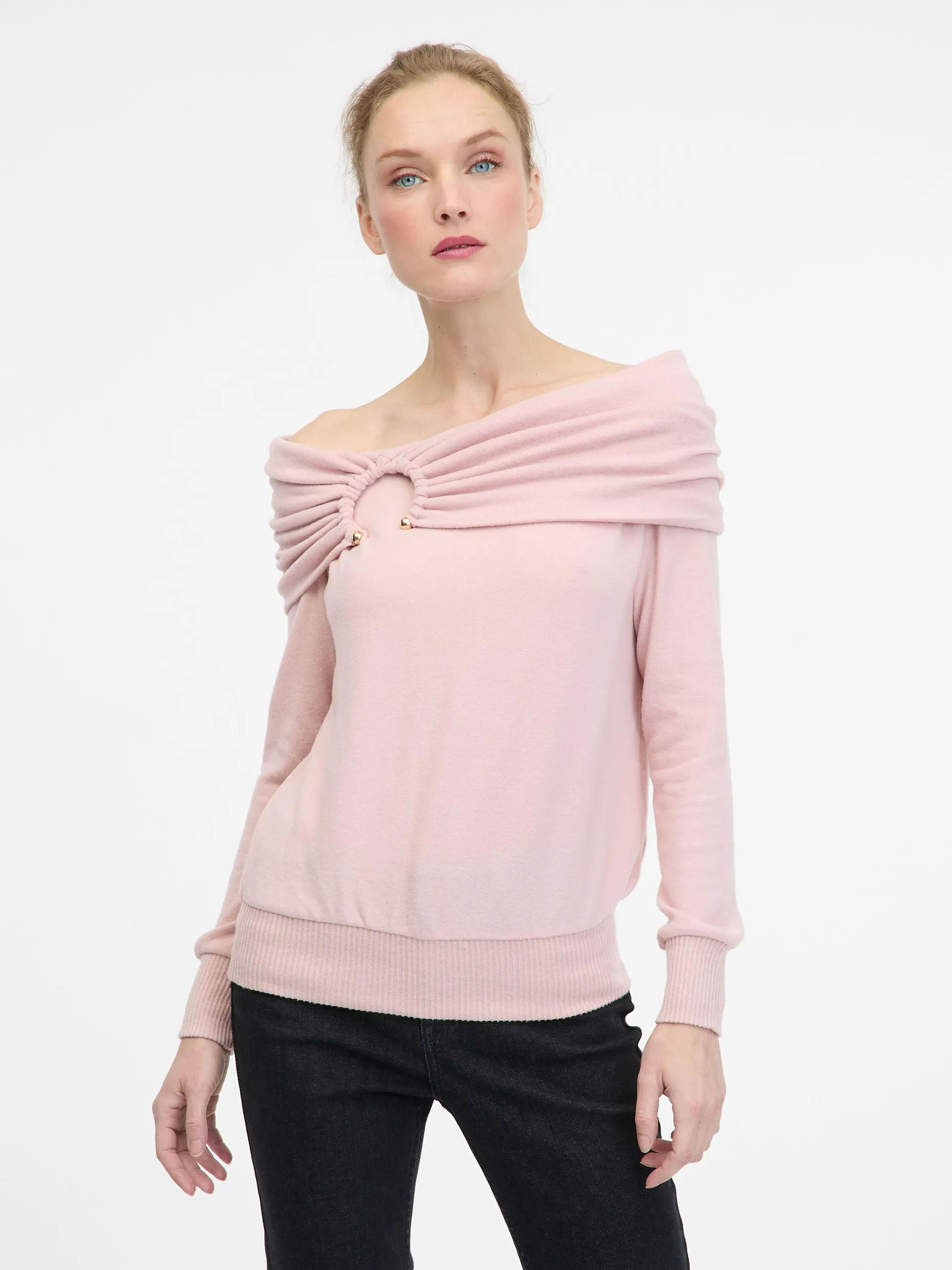 Hellrosa Damen-Langarmshirt ORSAY