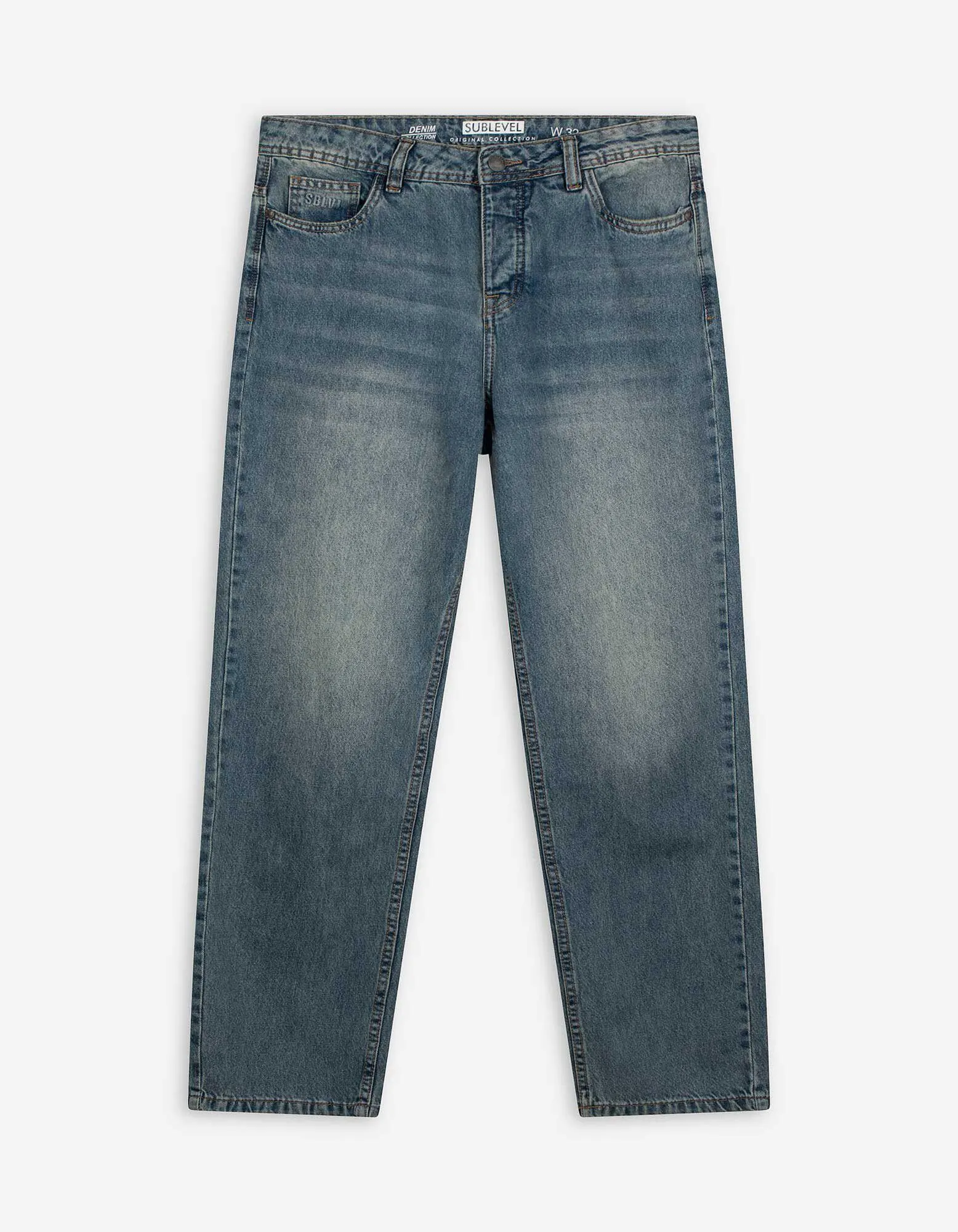 Jeans - Wascheffekte - blau