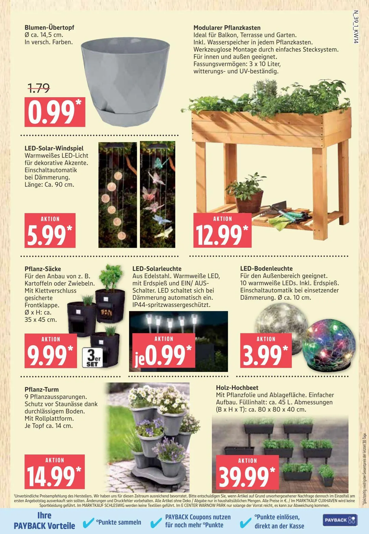 Marktkauf Aktueller Prospekt von 31. März bis 5. April 2025 - Prospekt seite 39