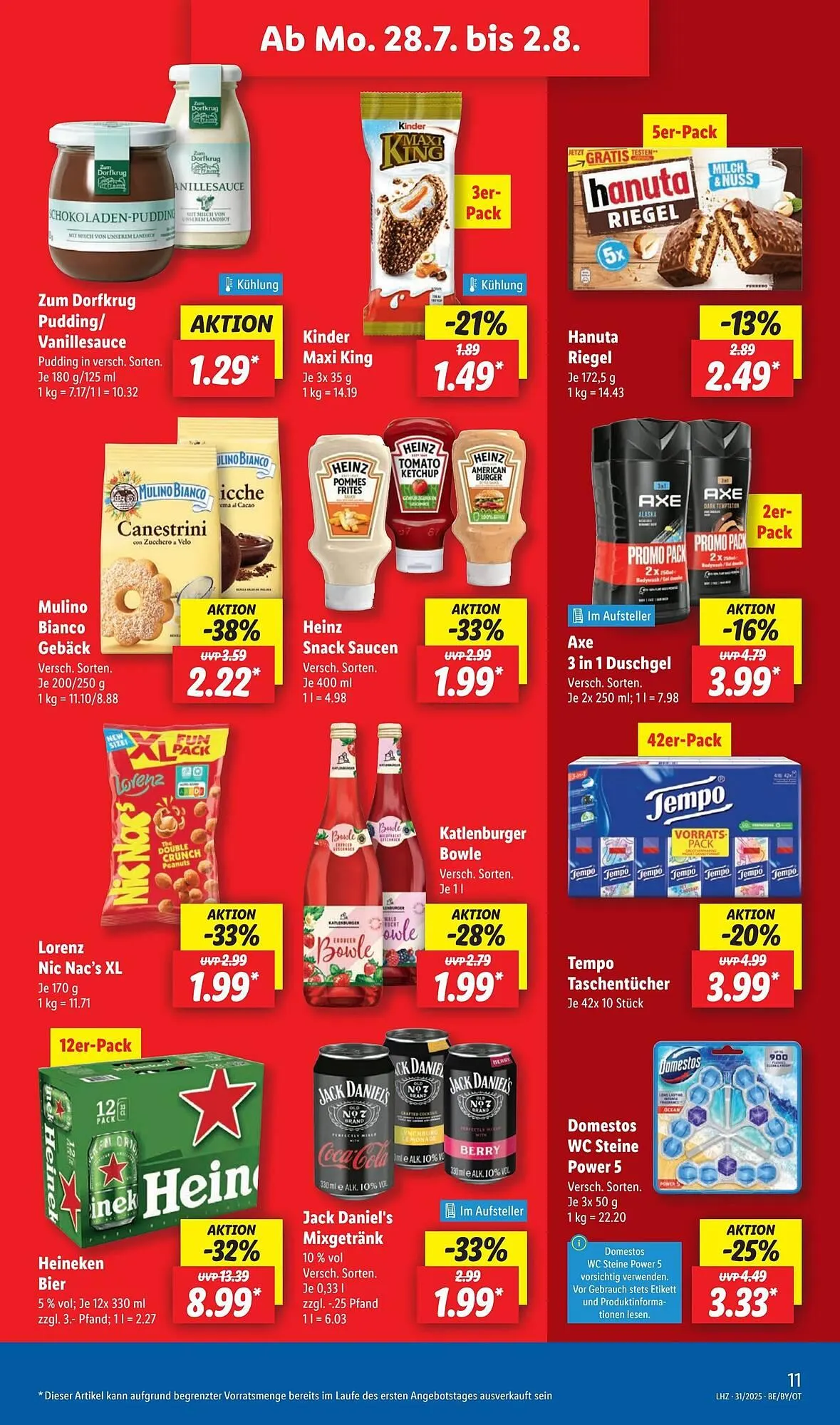 Lidl Prospekt von 28. Juli bis 3. August 2025 - Prospekt seite 17