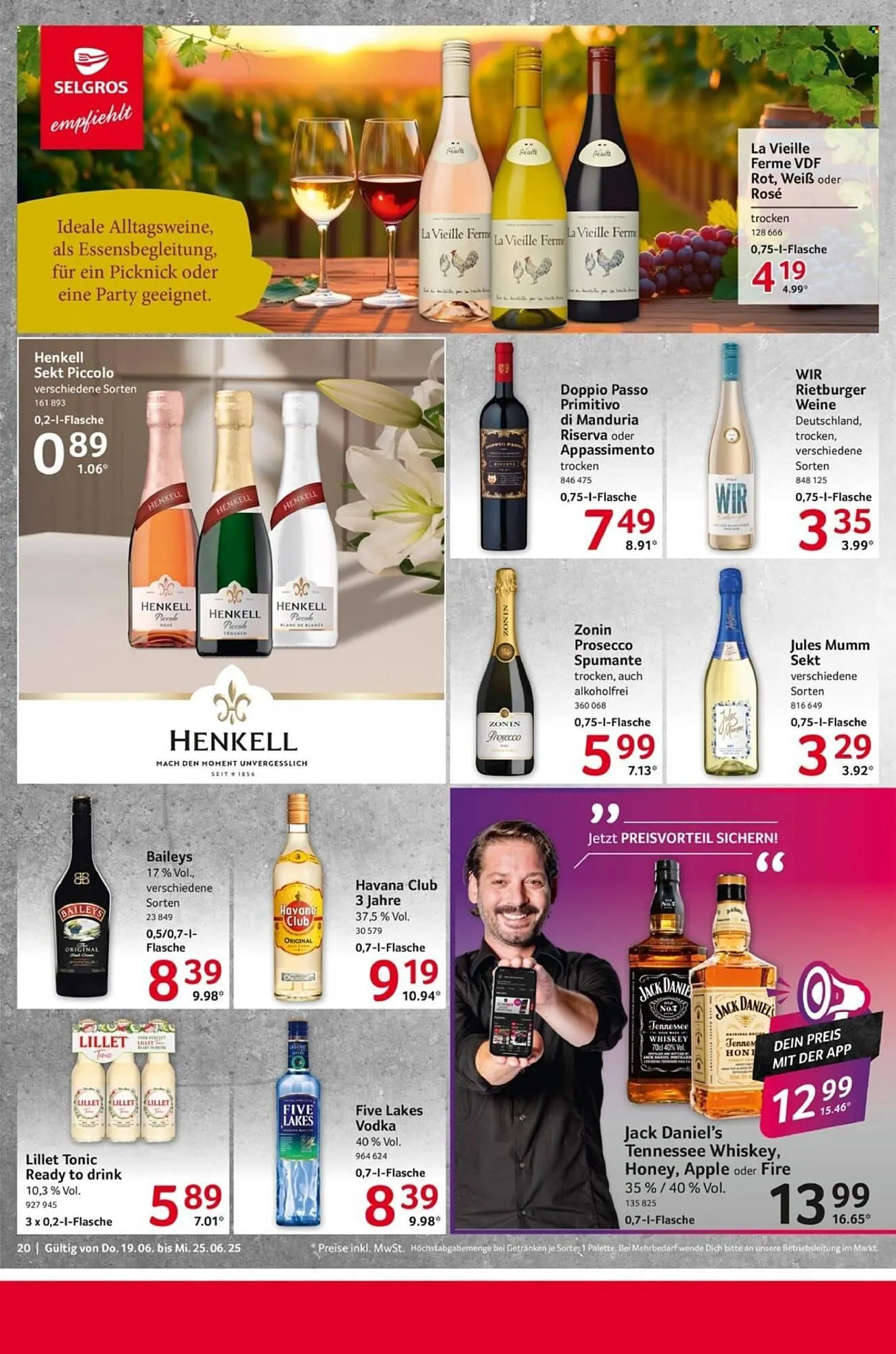 Selgros Prospekt von 19. Juni bis 25. Juni 2025 - Prospekt seite 20