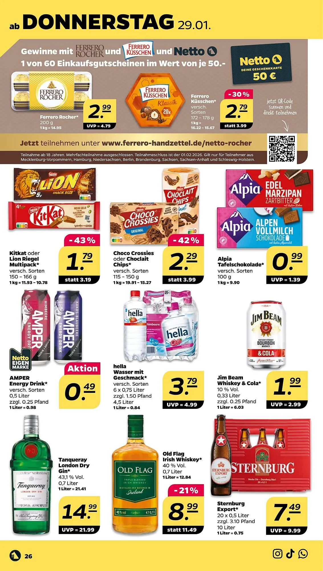 NETTO Prospekt von 26. Januar bis 31. Januar 2026 - Prospekt seite 28
