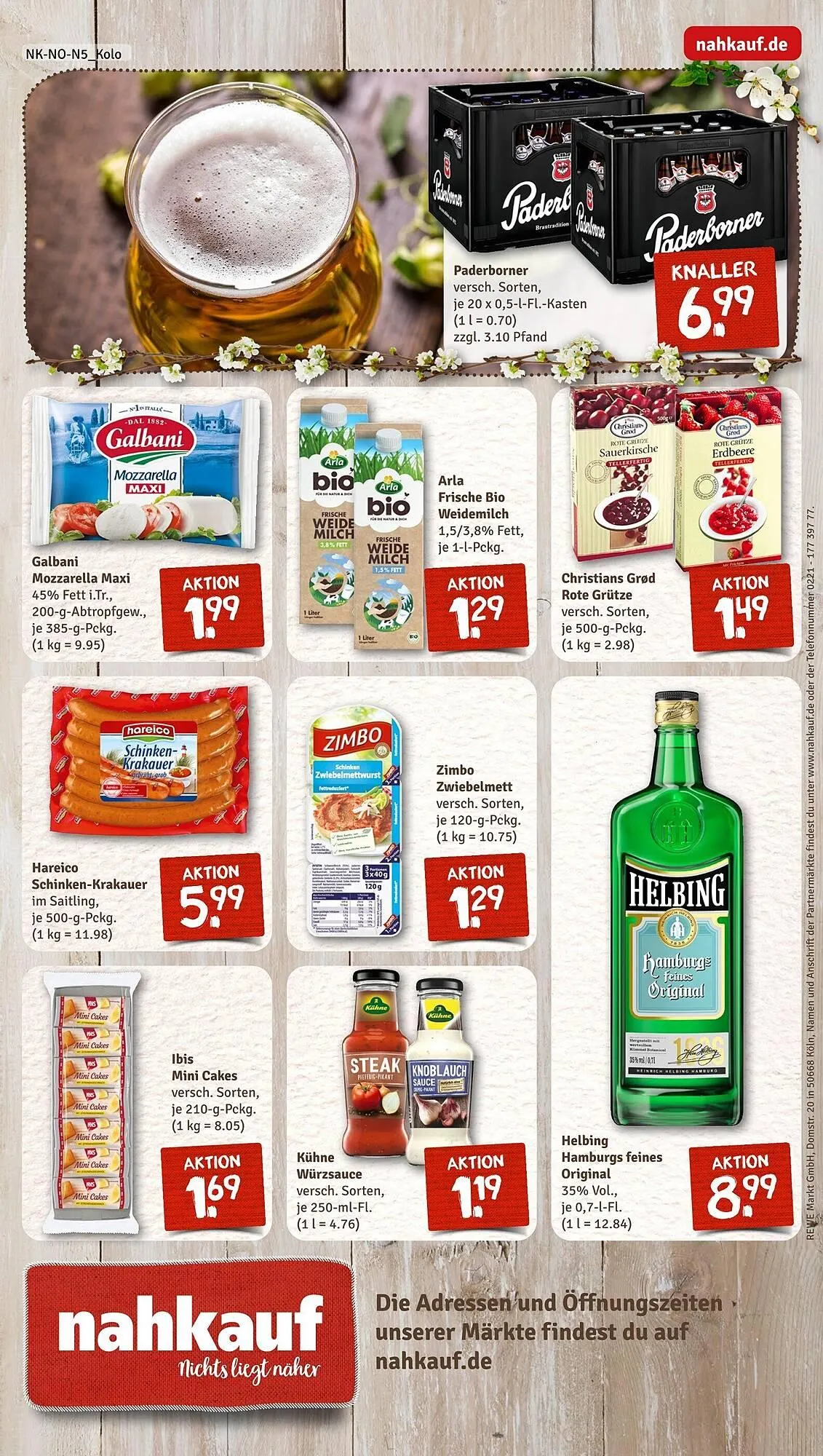 nahkauf Prospekt von 31. März bis 5. April 2025 - Prospekt seite 8