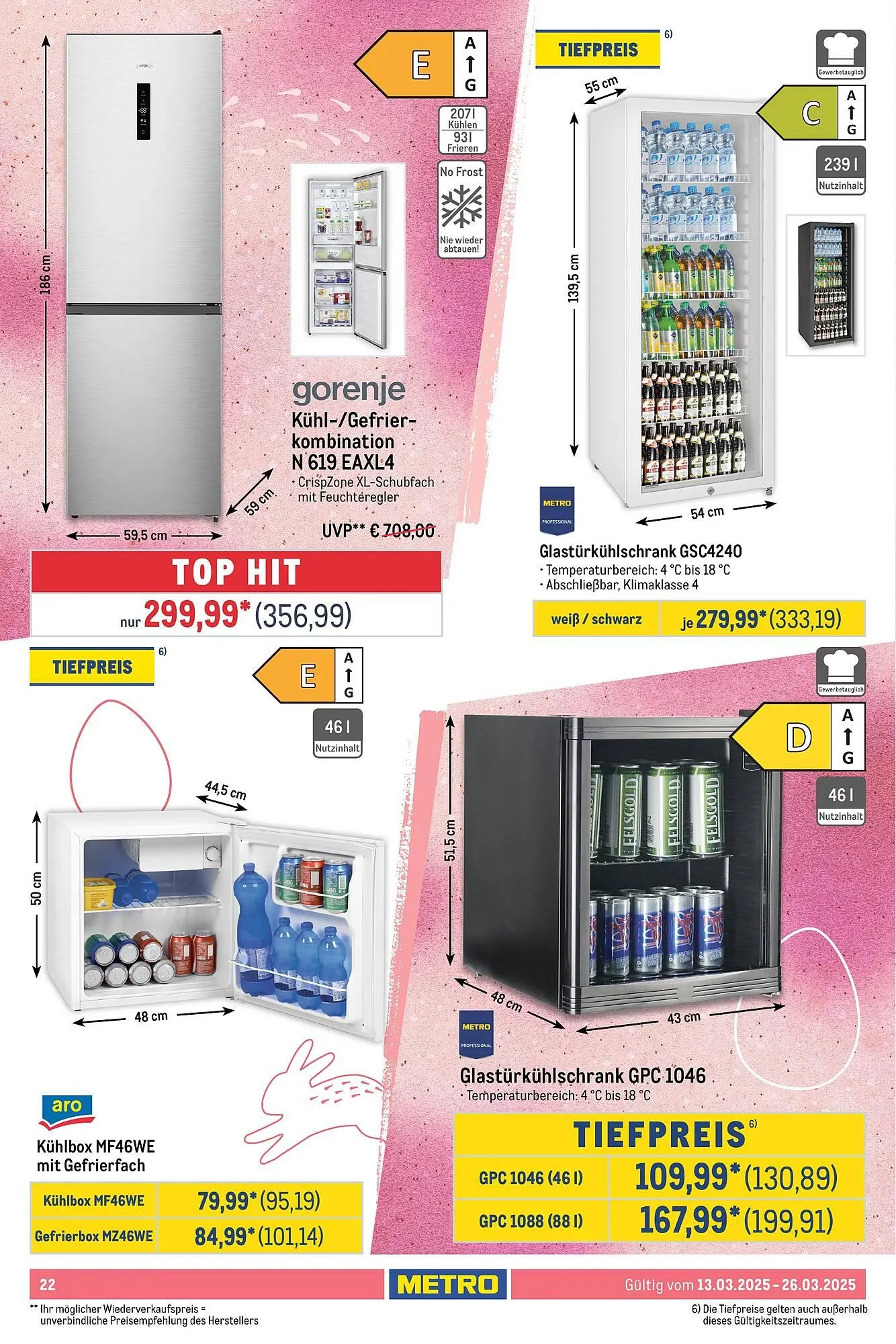 METRO Prospekt von 13. März bis 26. März 2025 - Prospekt seite 22