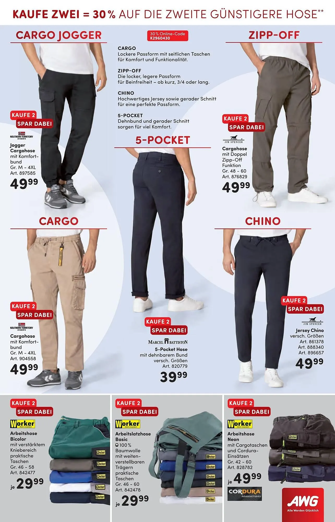 AWG Mode Prospekt von 22. März bis 6. April 2025 - Prospekt seite 9