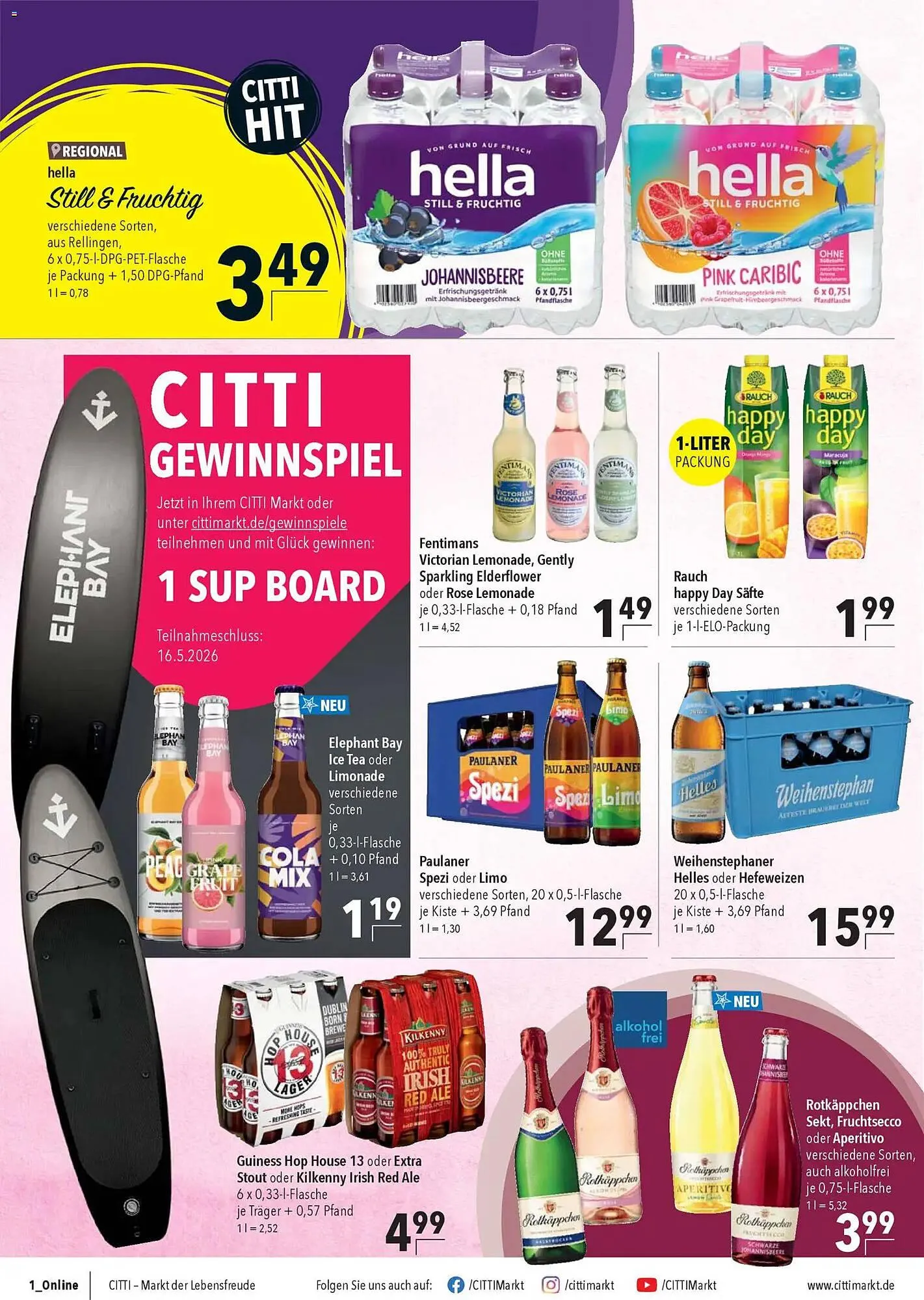 CITTI Markt Prospekt von 29. April bis 12. Mai 2026 - Prospekt seite 20
