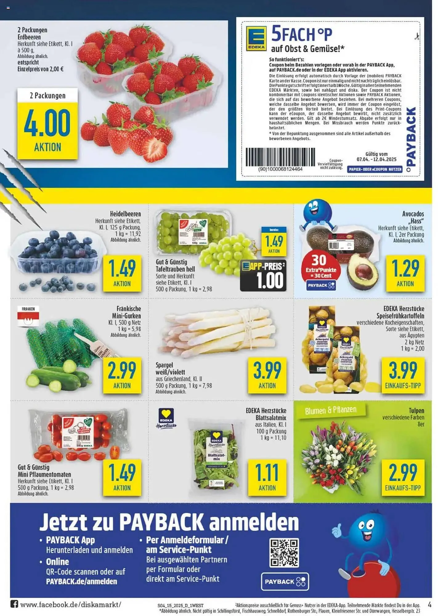 diska Prospekt von 7. April bis 12. April 2025 - Prospekt seite 4