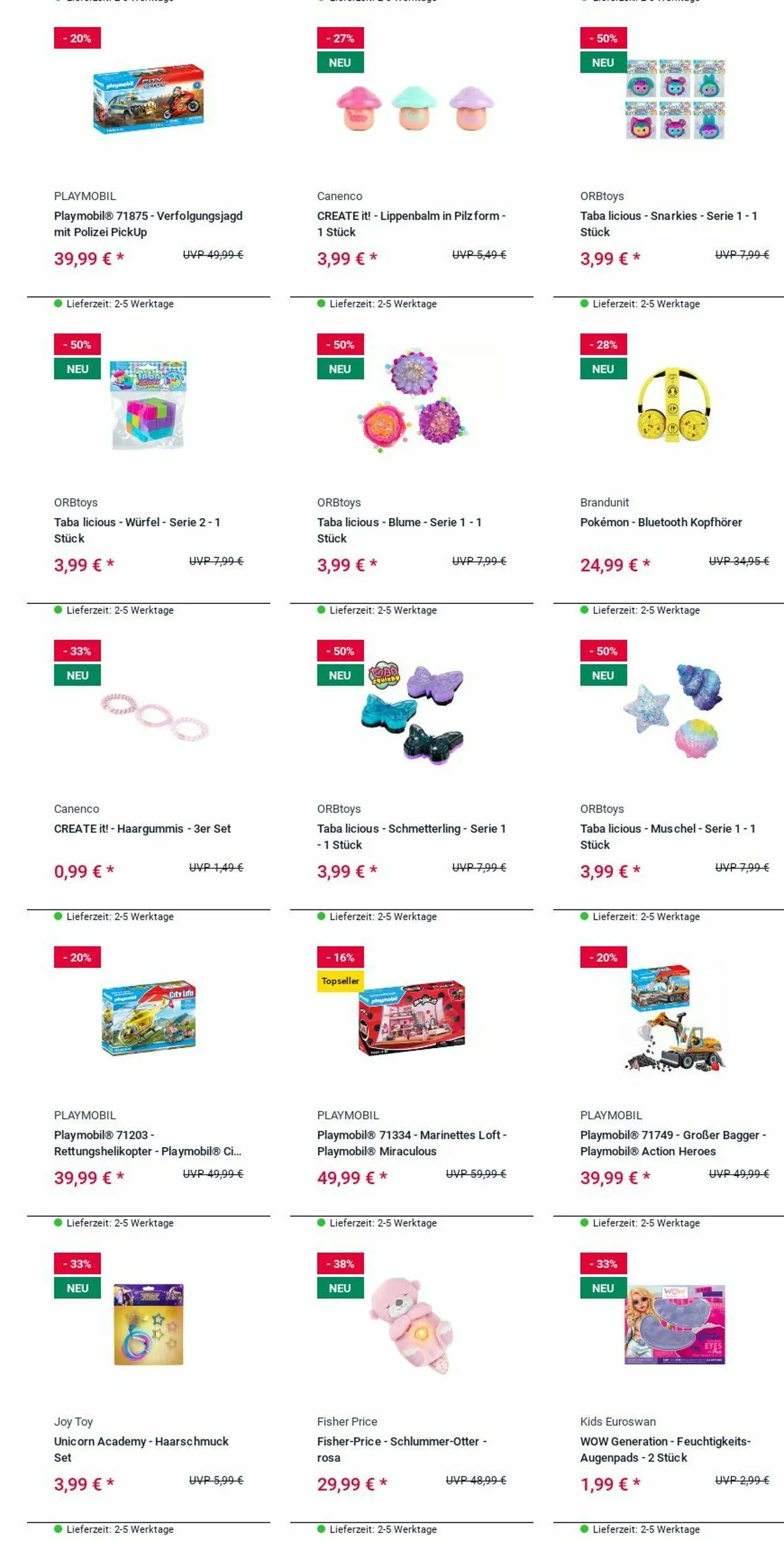 ROFU Kinderland Aktueller Prospekt von 24. November bis 3. Dezember 2025 - Prospekt seite 3