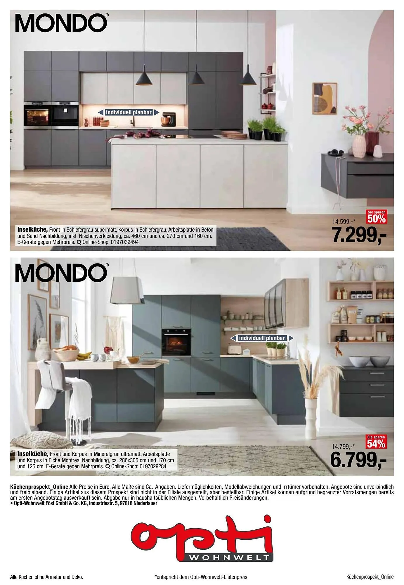 Opti Wohnwelt Prospekt von 5. Mai bis 31. Mai 2025 - Prospekt seite 44