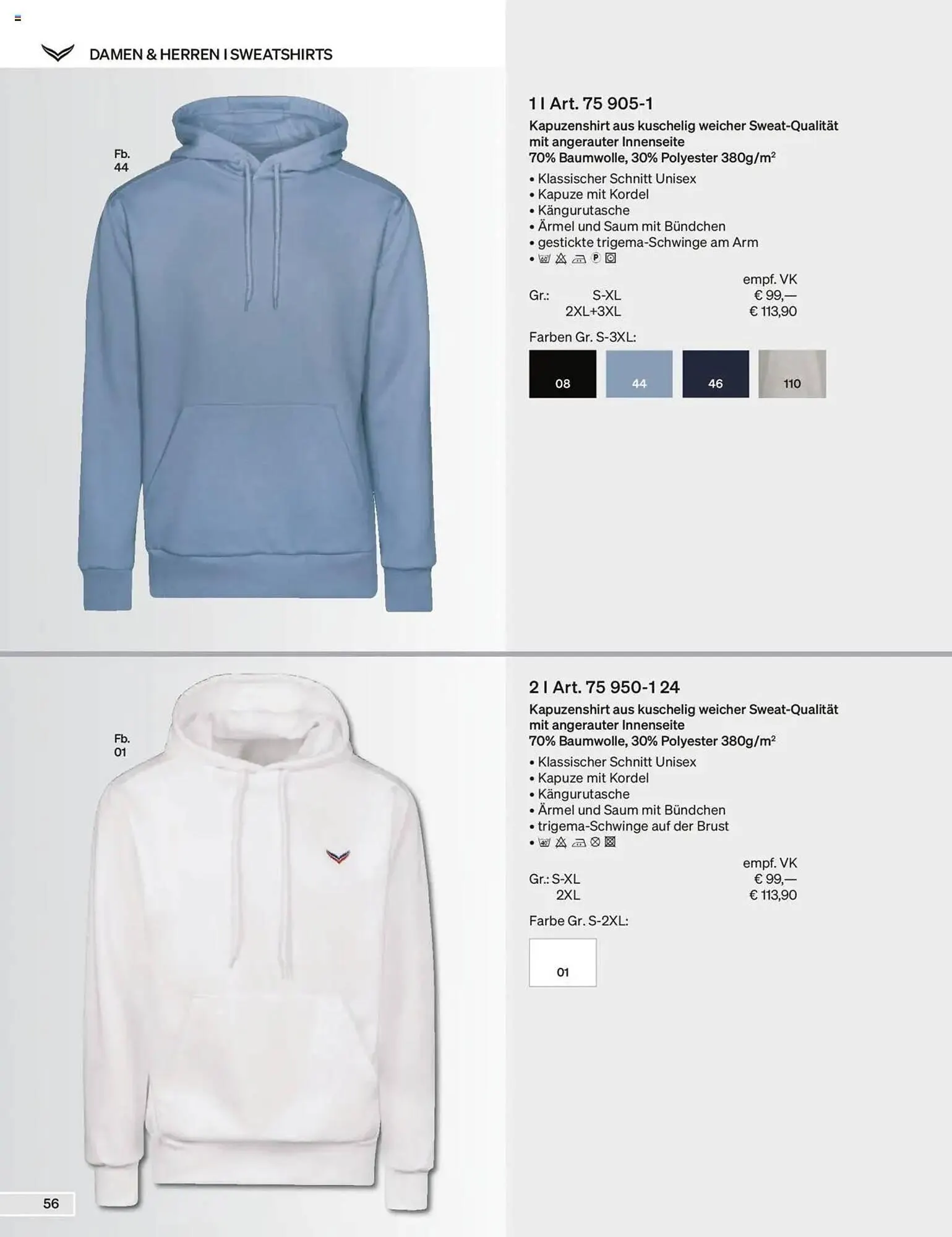 Trigema Prospekt von 17. Februar bis 17. August 2025 - Prospekt seite 56