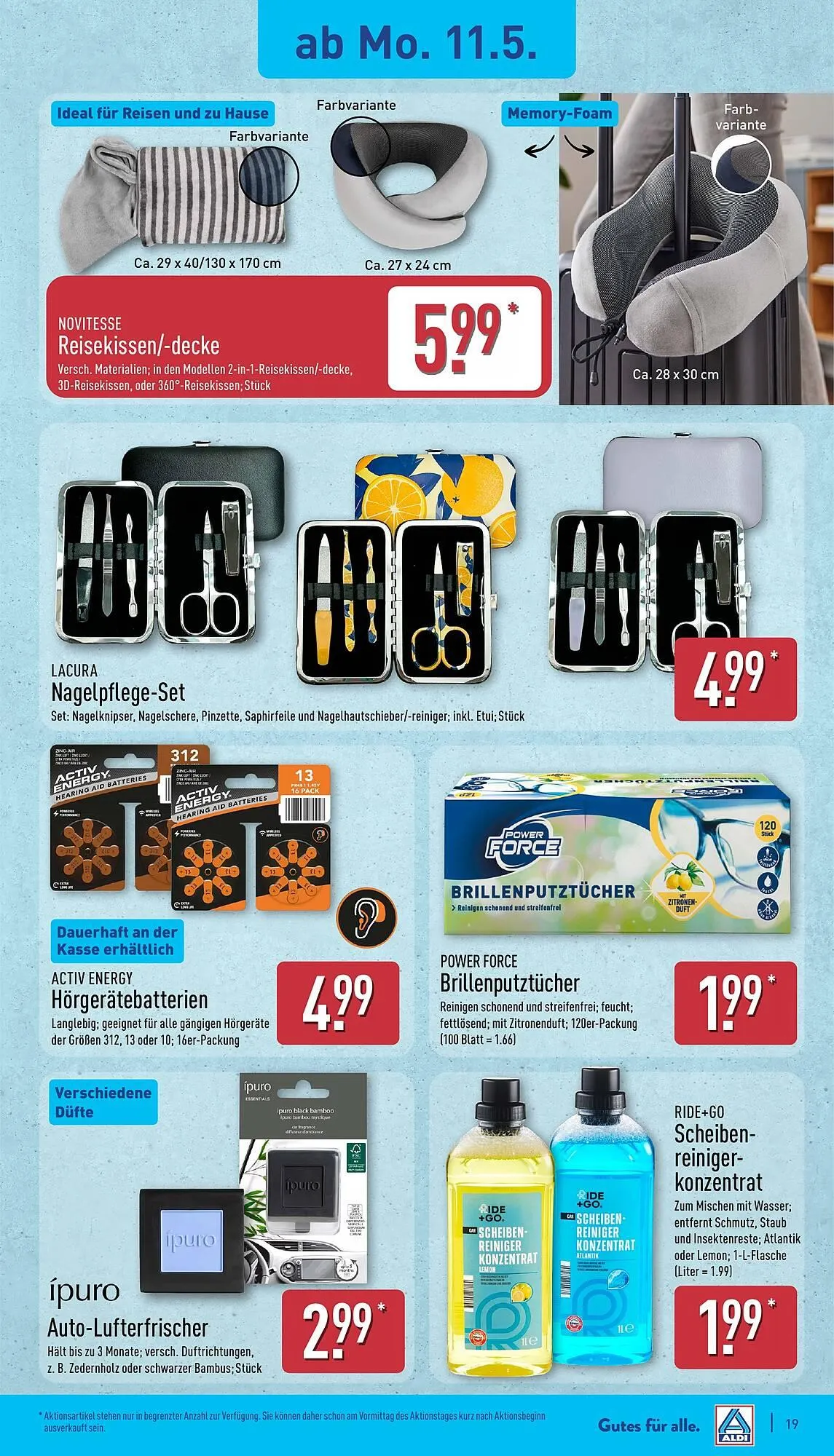 Aldi Nord Prospekt von 11. Mai bis 16. Mai 2026 - Prospekt seite 19
