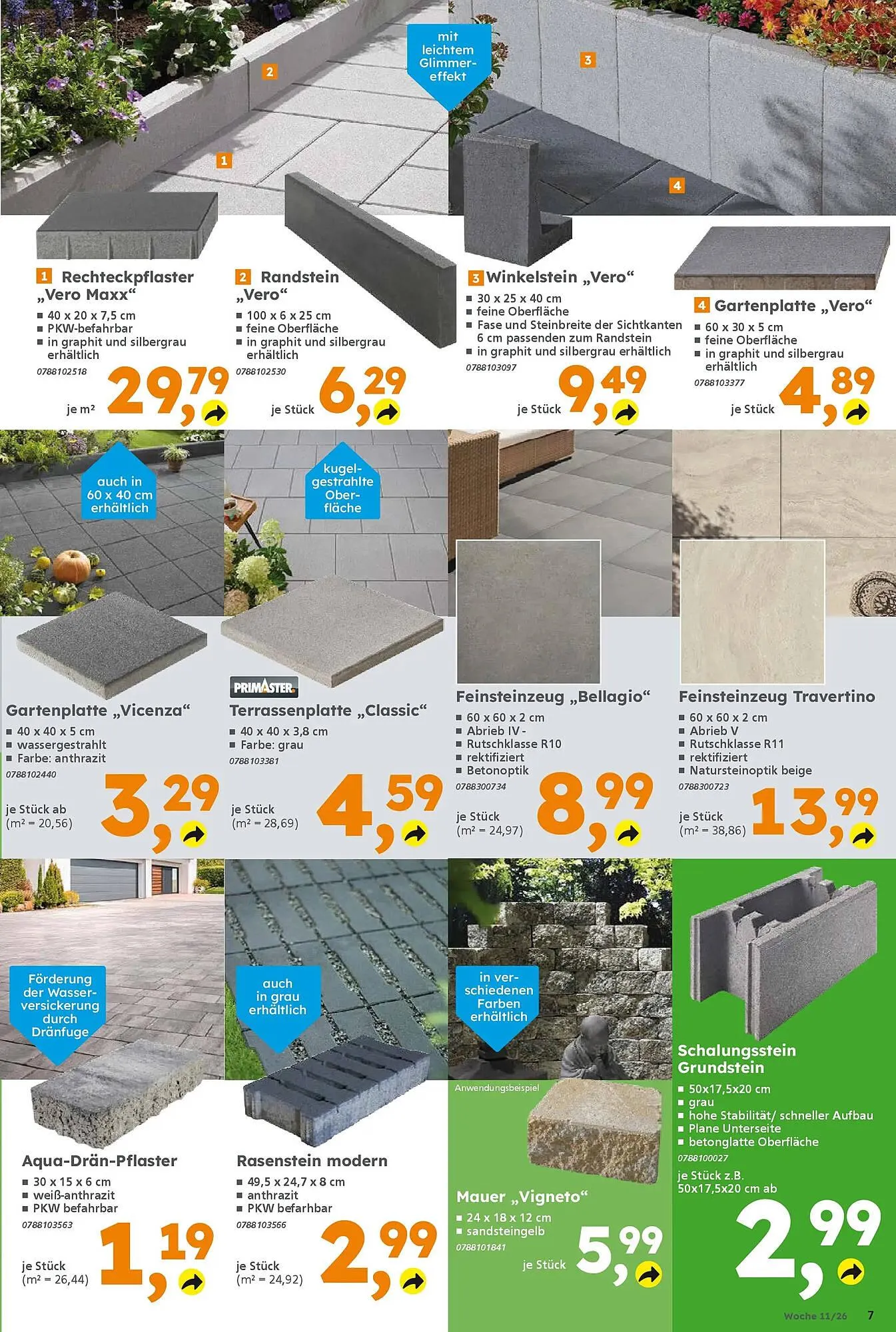 Globus Baumarkt Prospekt von 8. März bis 14. März 2026 - Prospekt seite 7