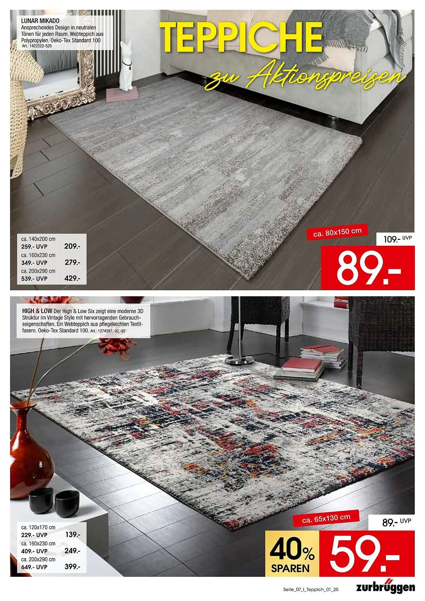 Zurbrüggen Prospekt von 26. April bis 30. Juni 2025 - Prospekt seite 7