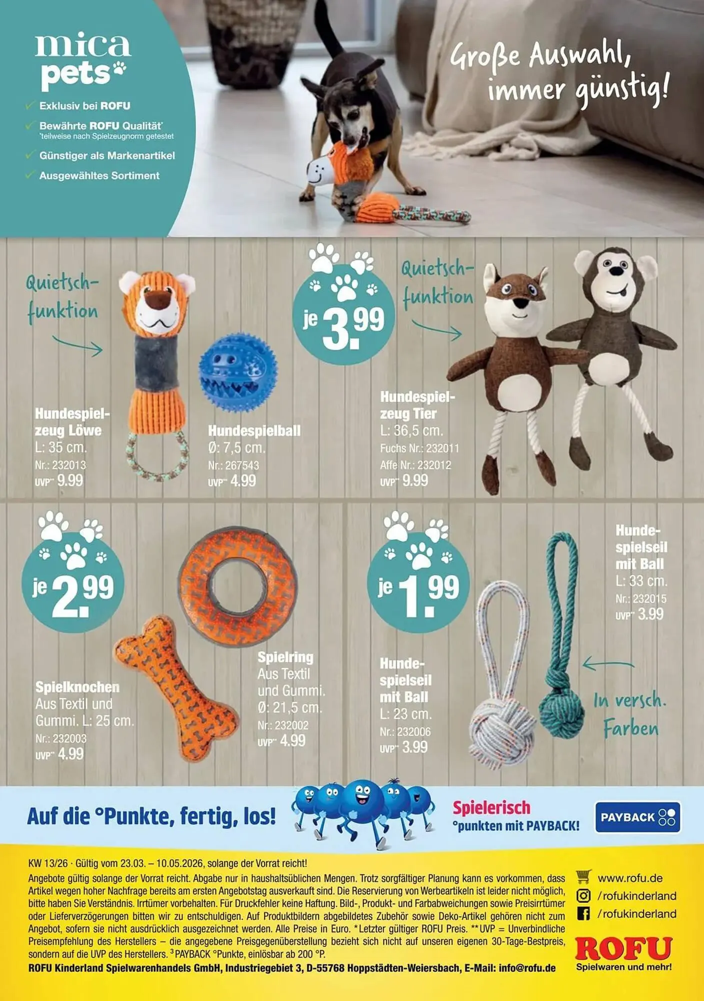 Rofu Kinderland Prospekt von 22. März bis 10. Mai 2026 - Prospekt seite 16