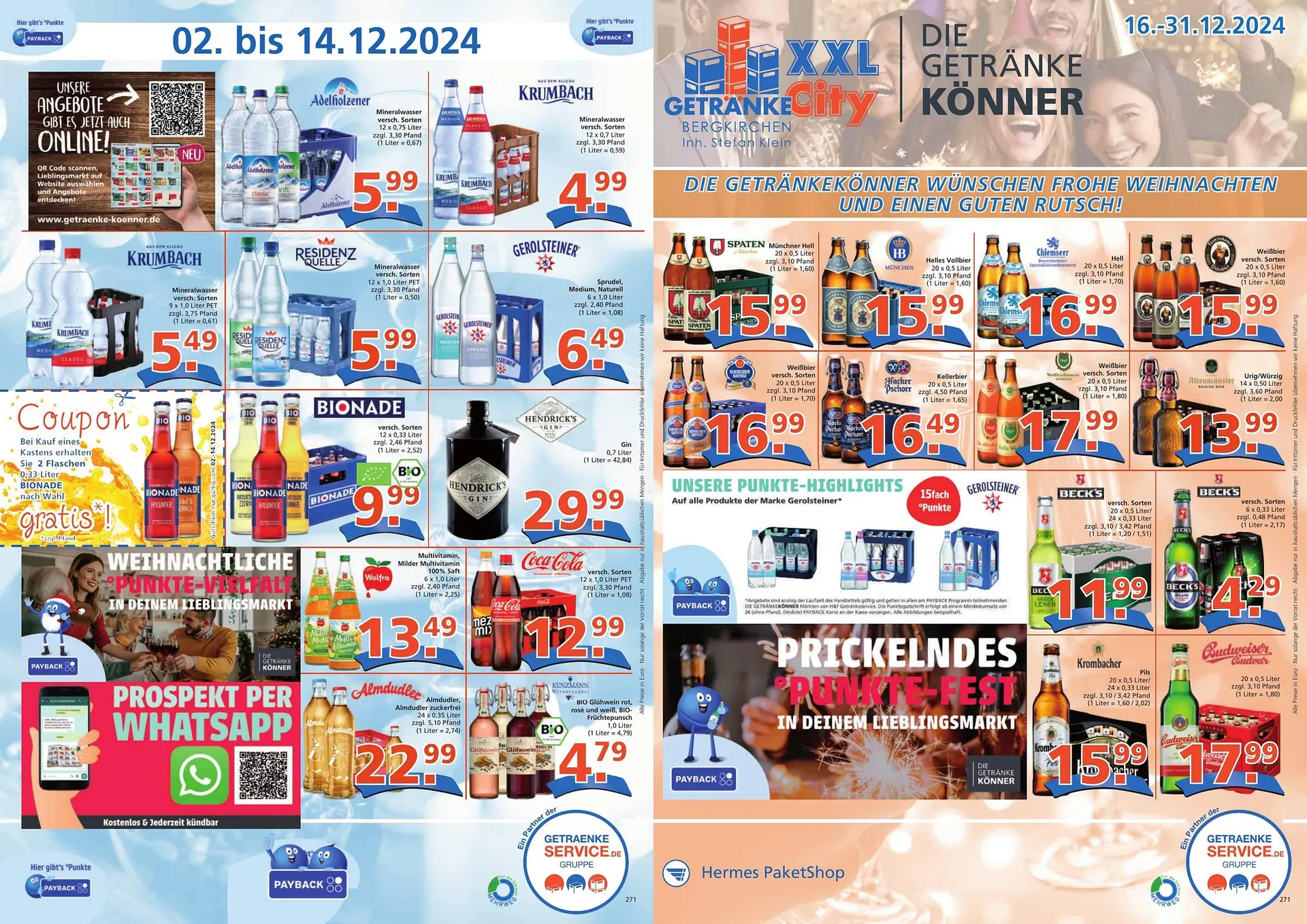 K-Getränkemarkt Prospekt von 2. Januar bis 31. Januar 2025 - Prospekt seite 2