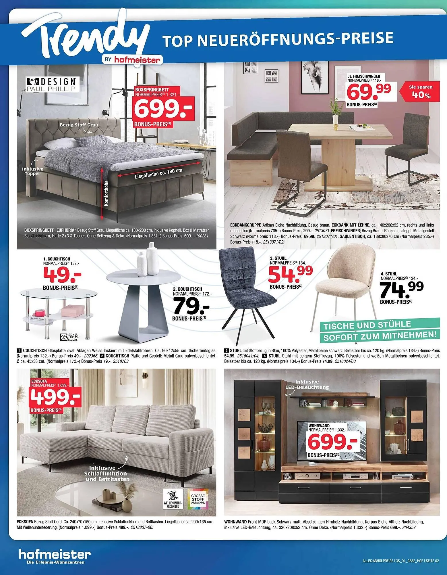 Hofmeister Prospekt von 5. März bis 25. März 2025 - Prospekt seite 2