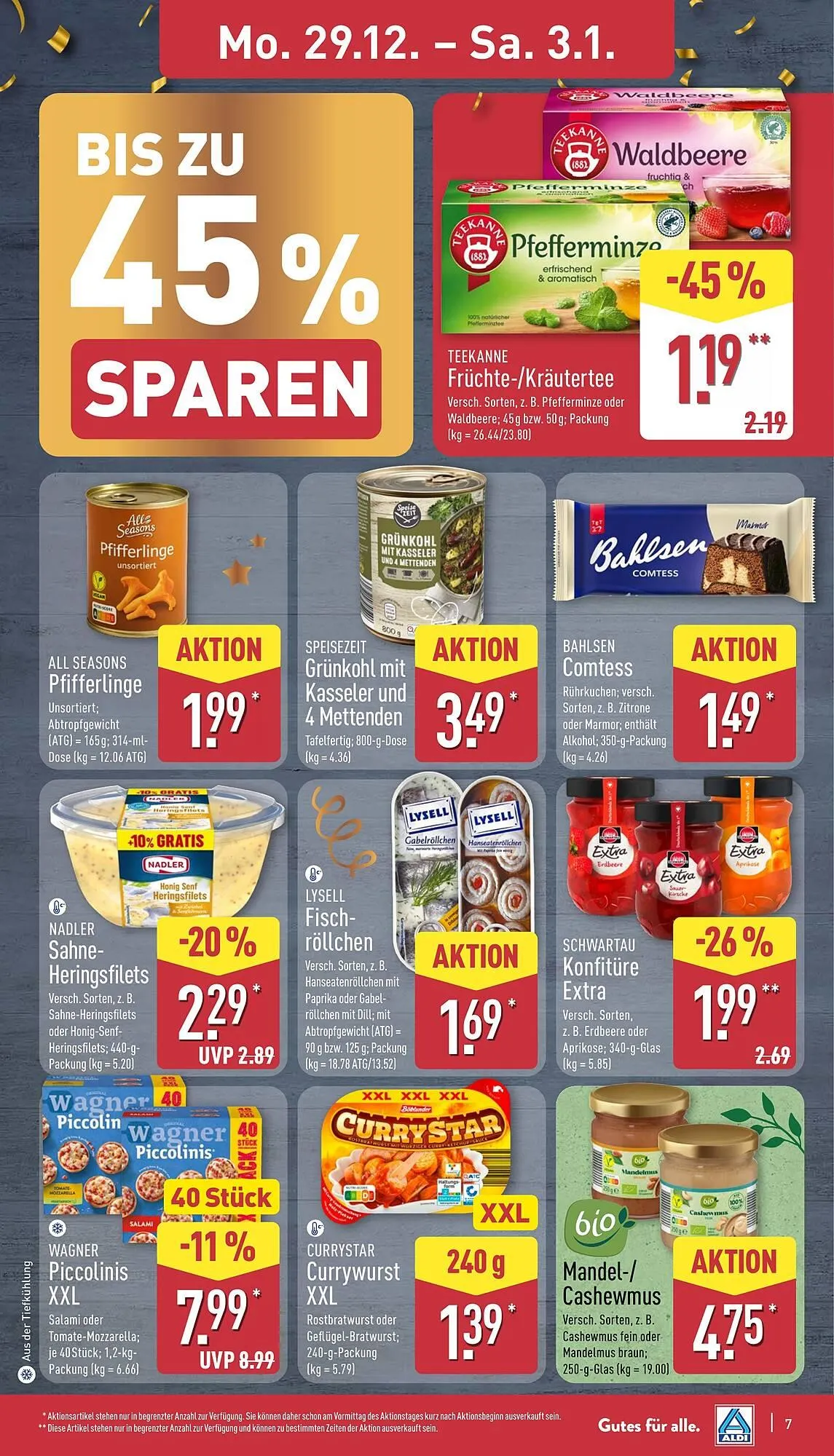 Aldi Nord Prospekt von 29. Dezember bis 3. Januar 2026 - Prospekt seite 7