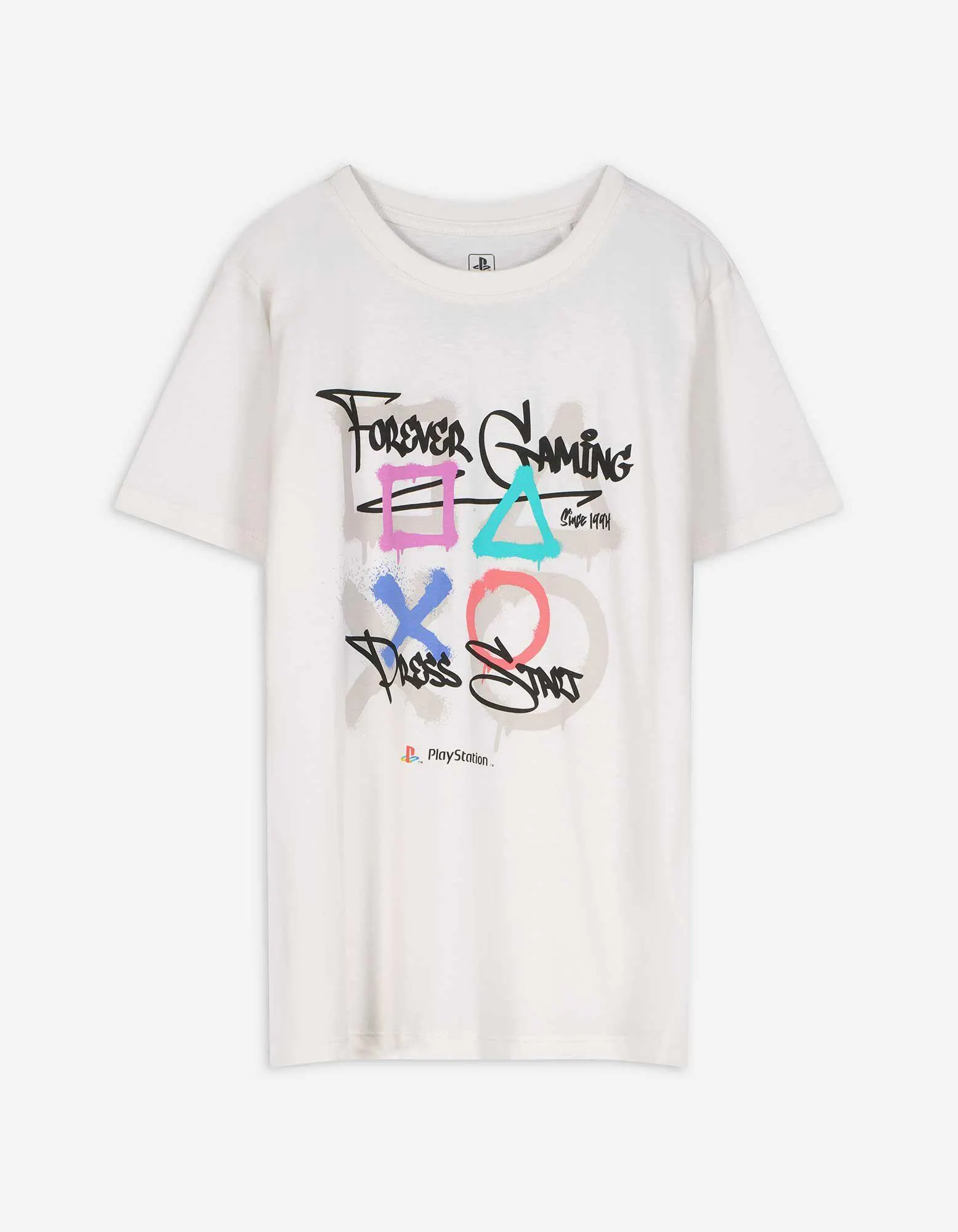 T-shirt - PlayStation - bianco