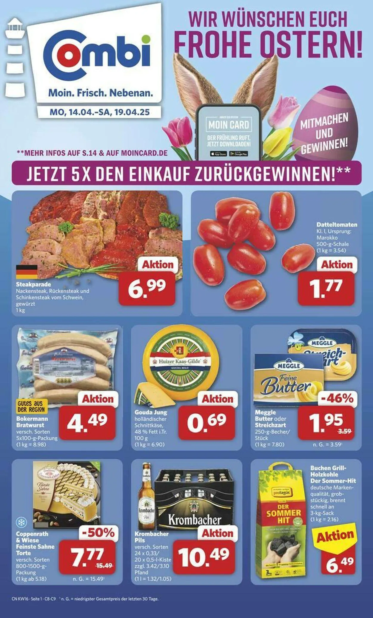 Combi von 14. April bis 19. April 2025 - Prospekt seite 1