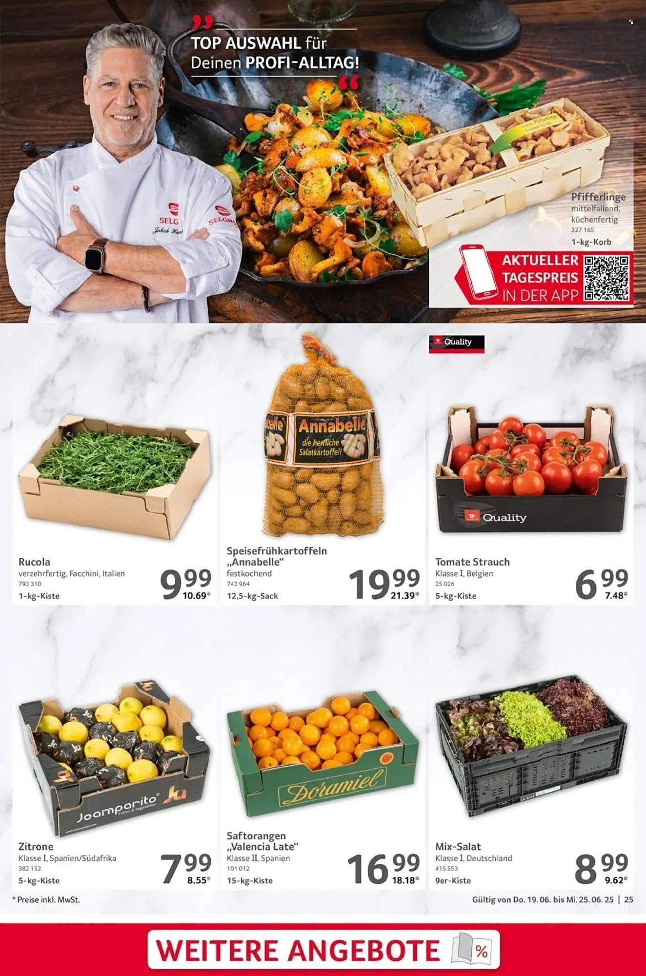 Selgros Prospekt von 19. Juni bis 25. Juni 2025 - Prospekt seite 25