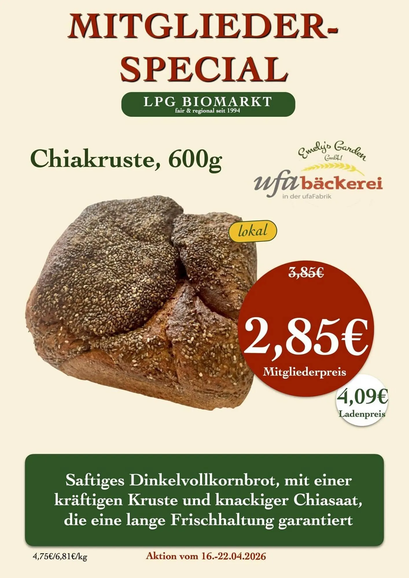 LPG Biomarkt Prospekt von 16. April bis 22. April 2026 - Prospekt seite 15