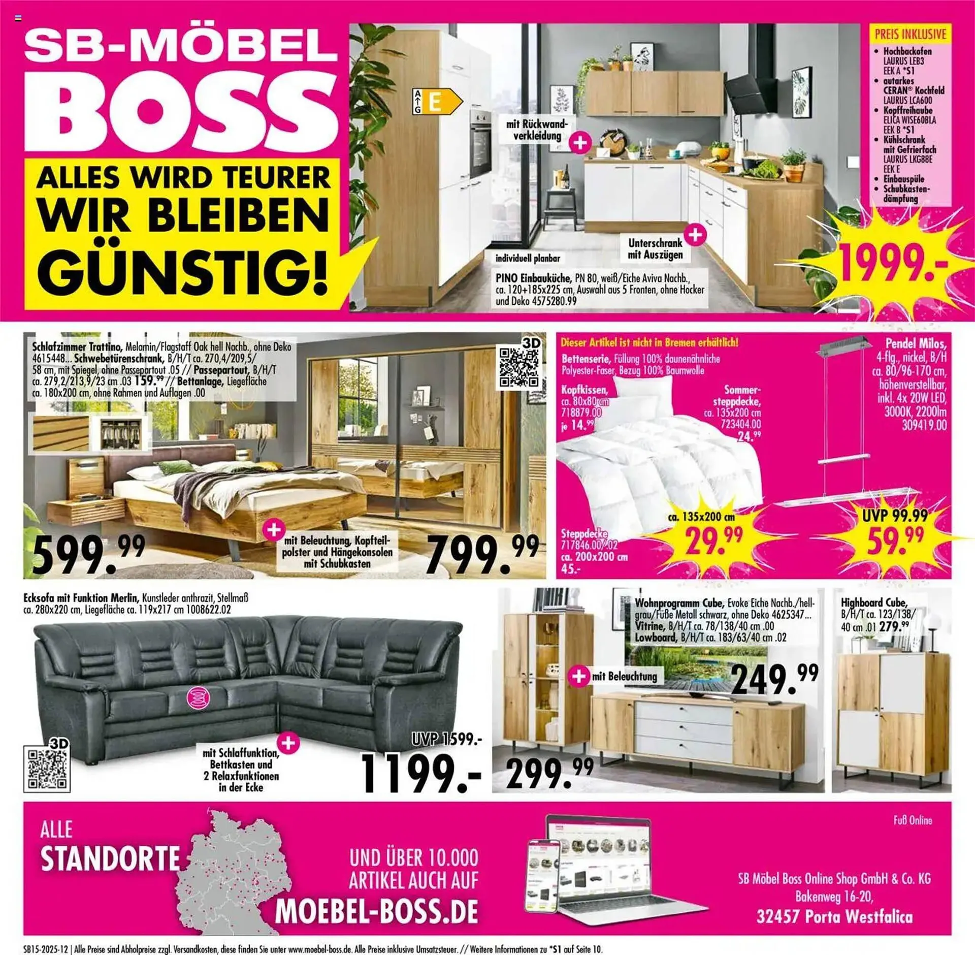 Möbel Boss Prospekt von 7. April bis 13. April 2025 - Prospekt seite 12