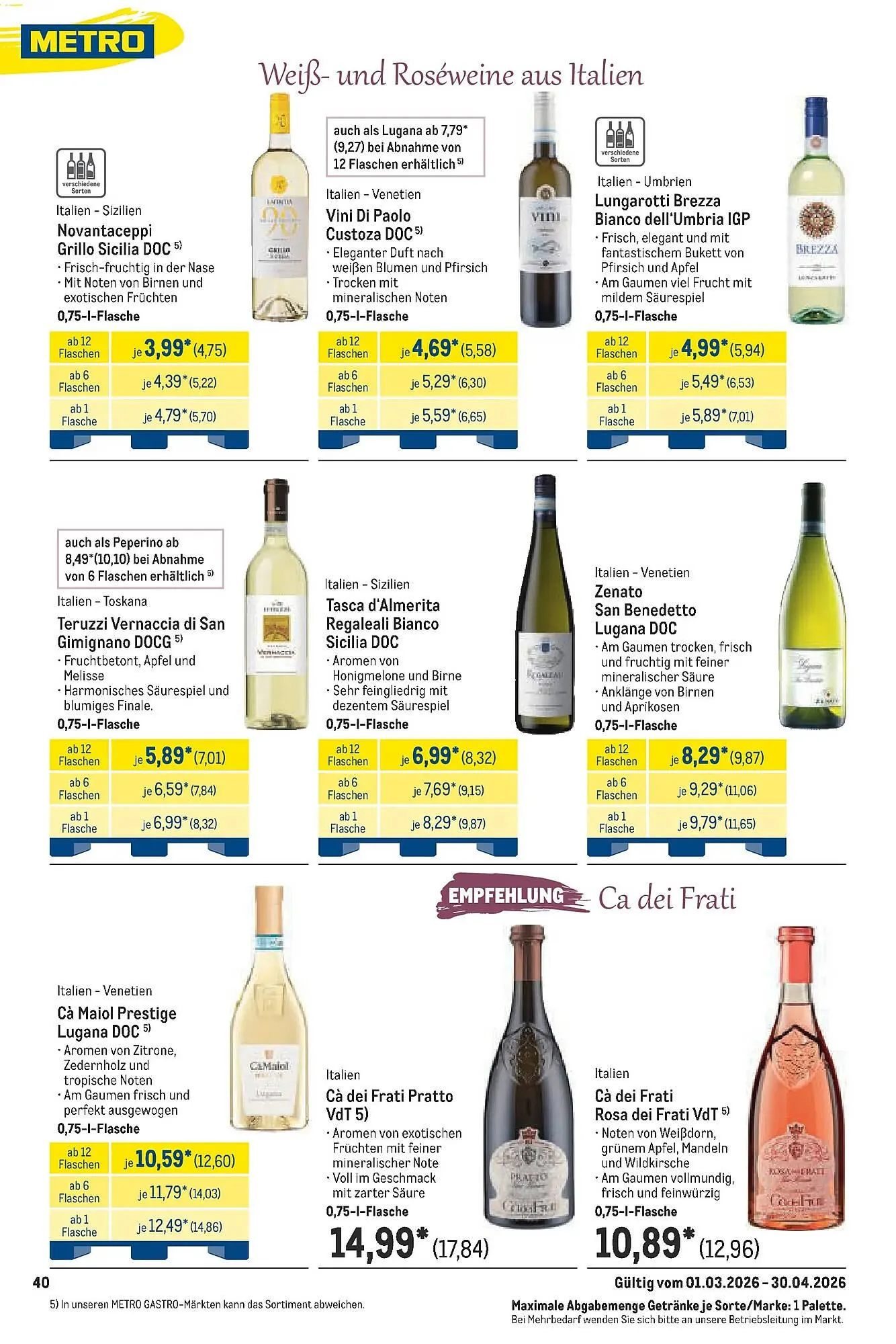 METRO Prospekt von 22. März bis 28. März 2026 - Prospekt seite 40
