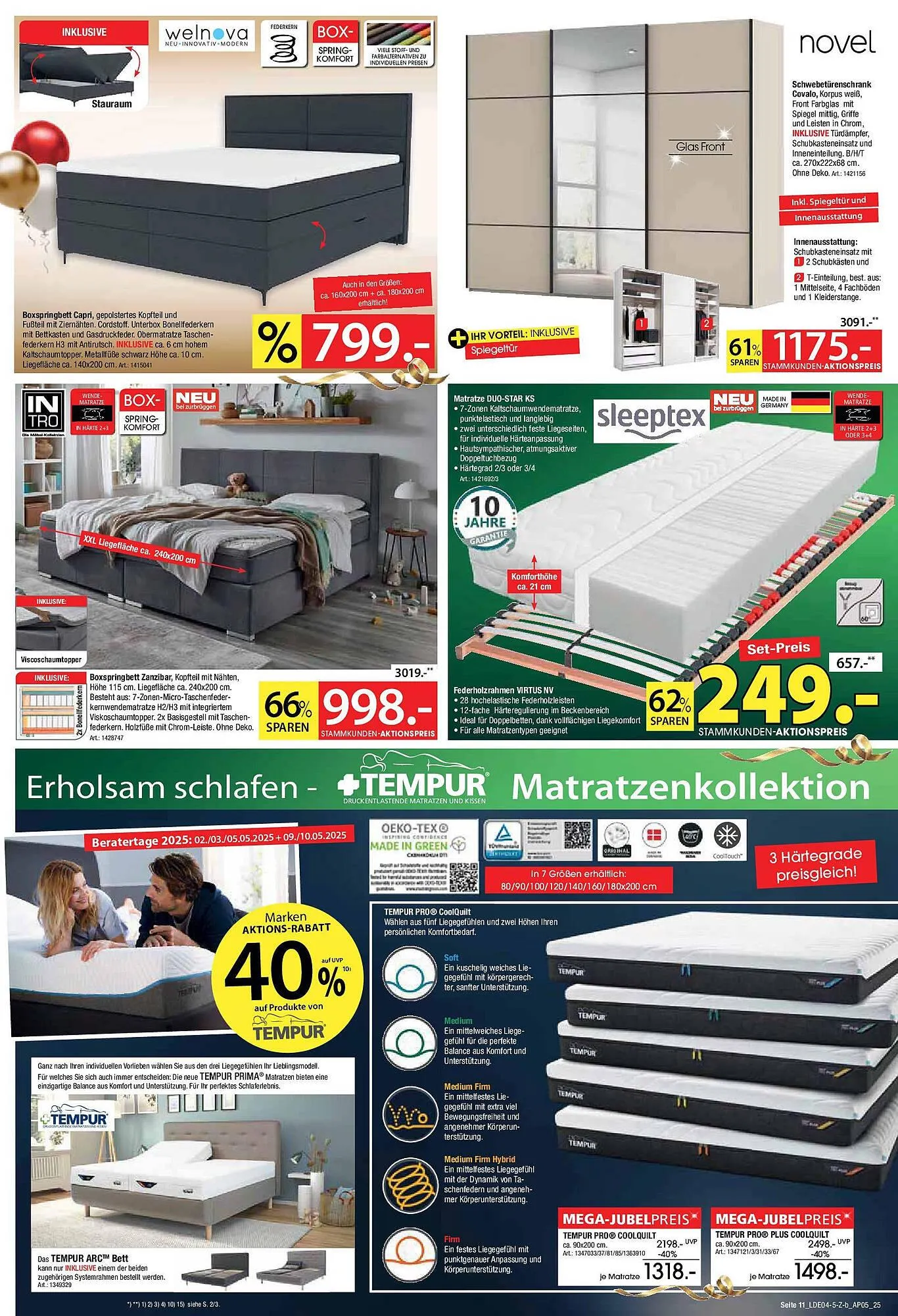 Zurbrüggen Prospekt von 25. April bis 10. Mai 2025 - Prospekt seite 11