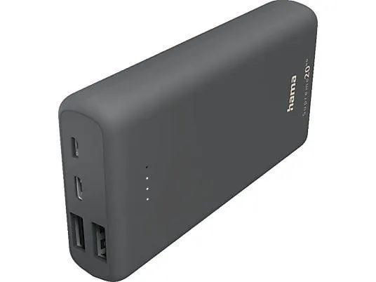HAMA Power Pack Supreme 20HD Powerbank 20000 mAh Grau