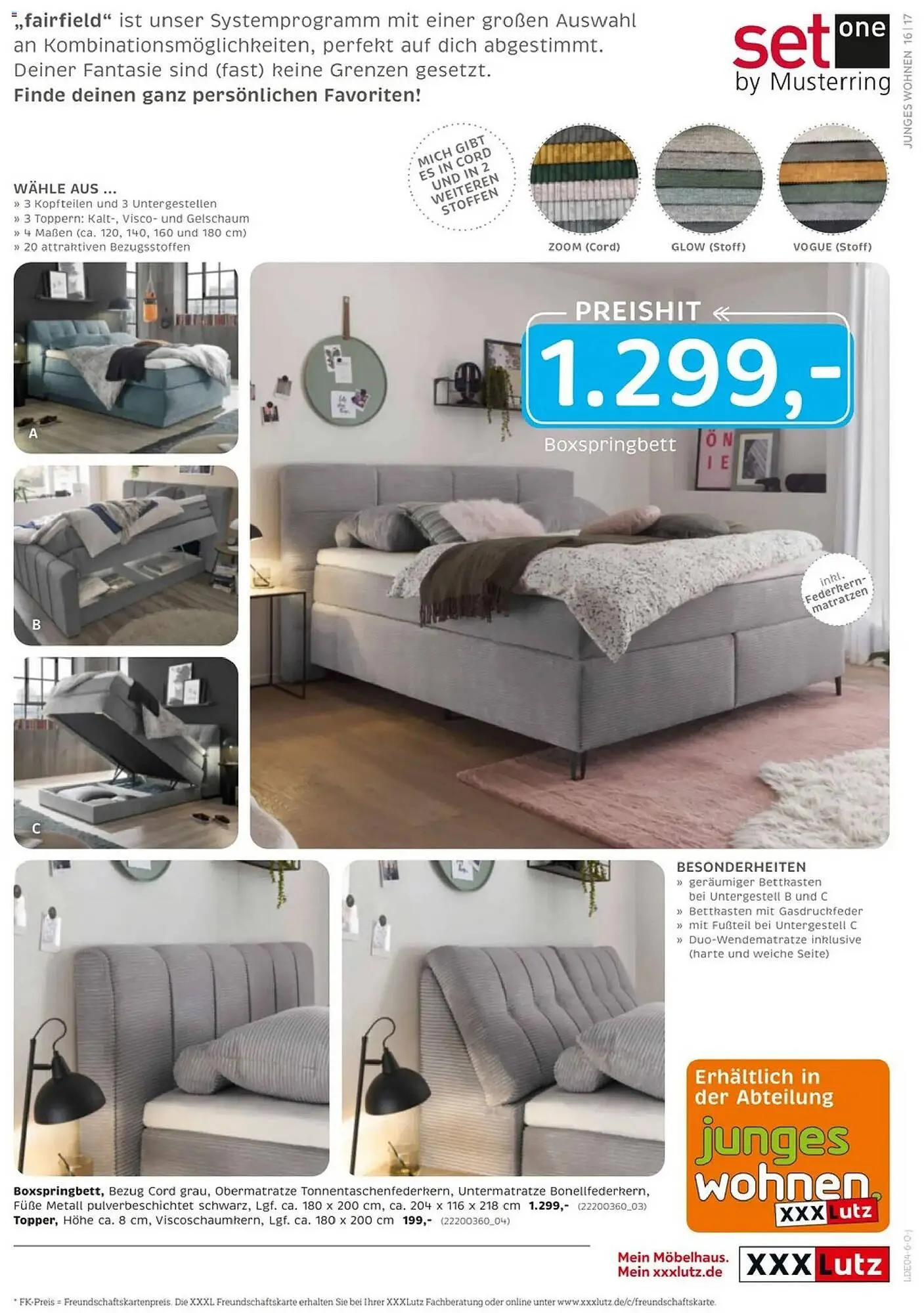 XXXLutz Prospekt von 29. März bis 12. April 2026 - Prospekt seite 17