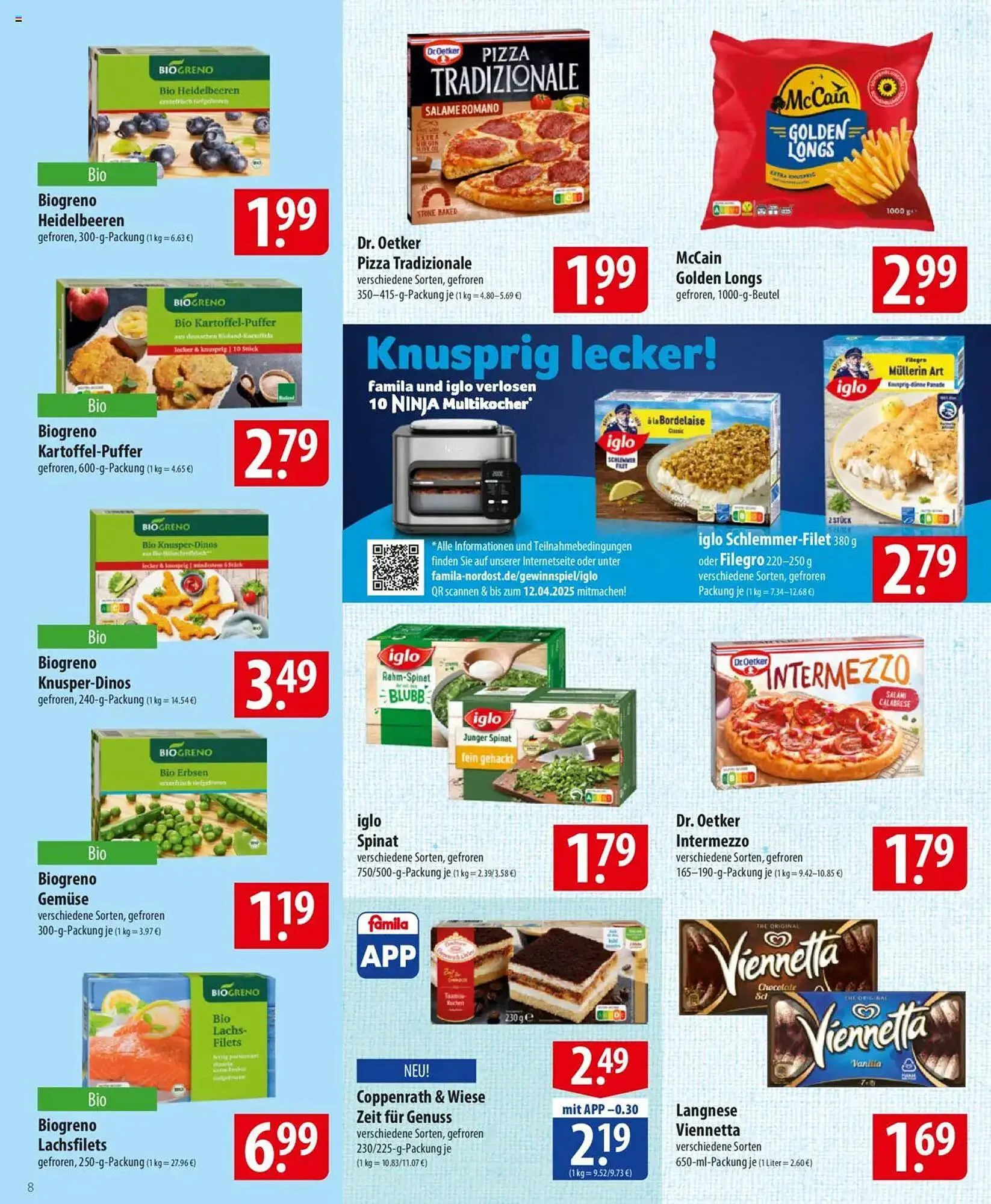 Famila Nord Ost Prospekt von 31. März bis 5. April 2025 - Prospekt seite 8