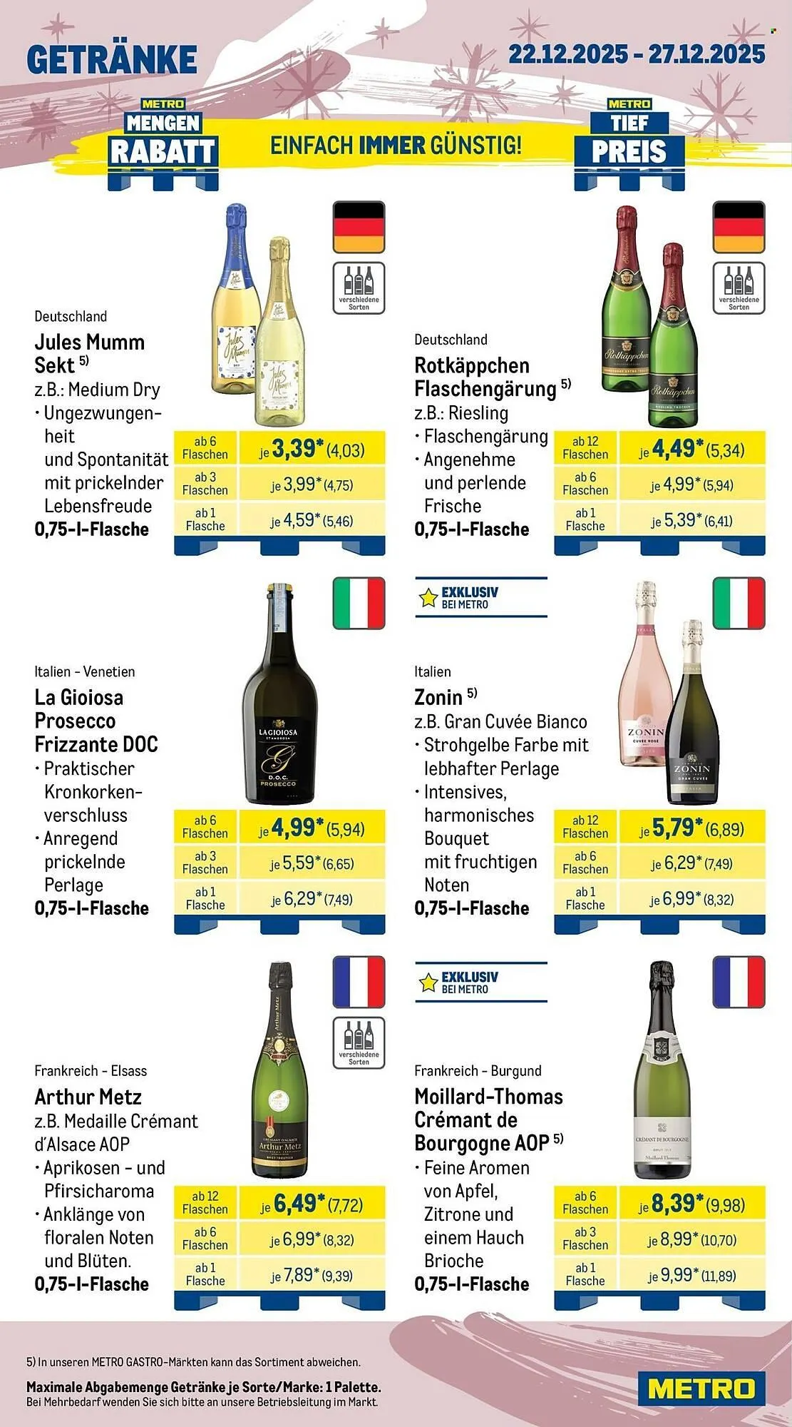 METRO Prospekt von 22. Dezember bis 27. Dezember 2025 - Prospekt seite 18