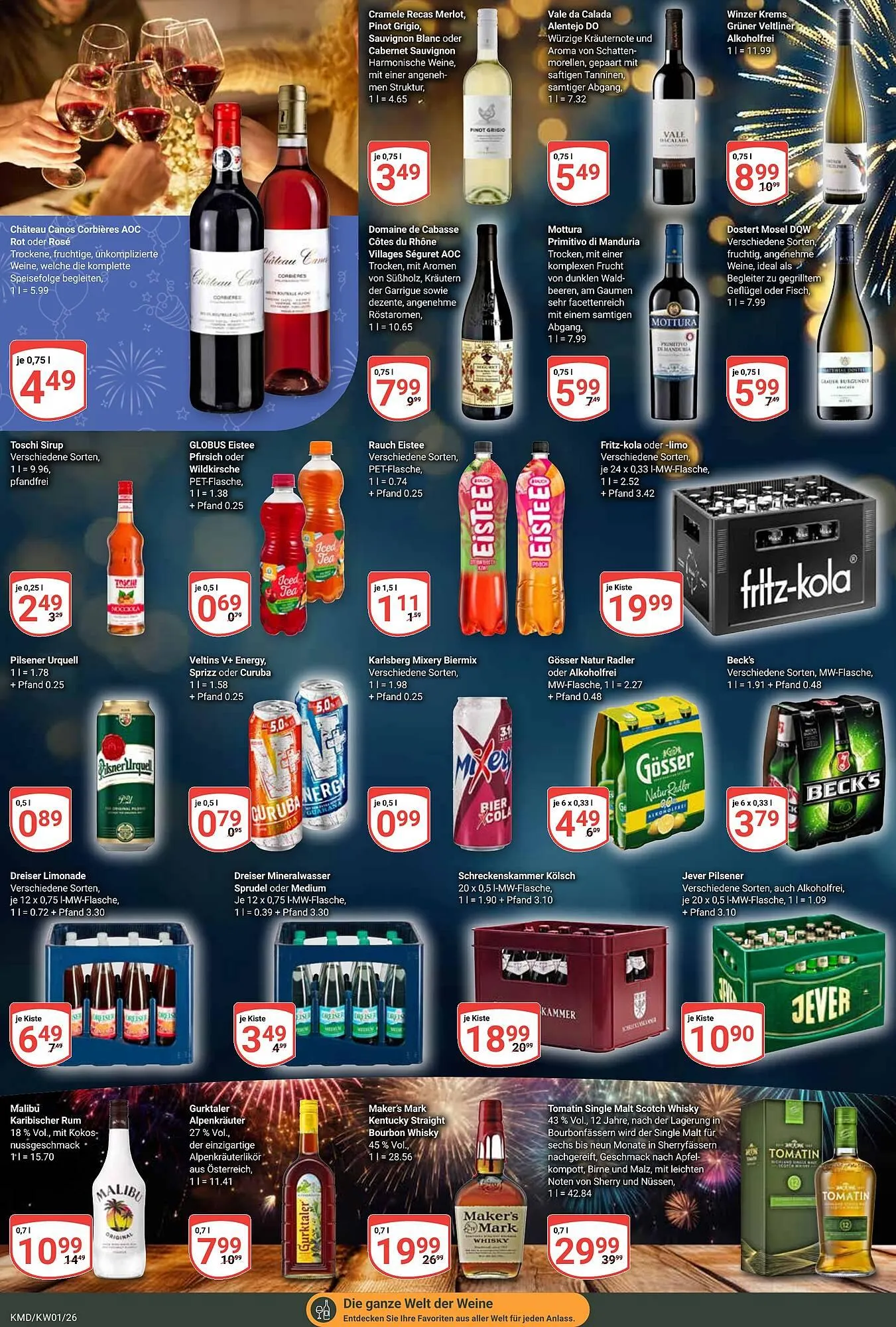 Globus Prospekt von 29. Dezember bis 3. Januar 2026 - Prospekt seite 19