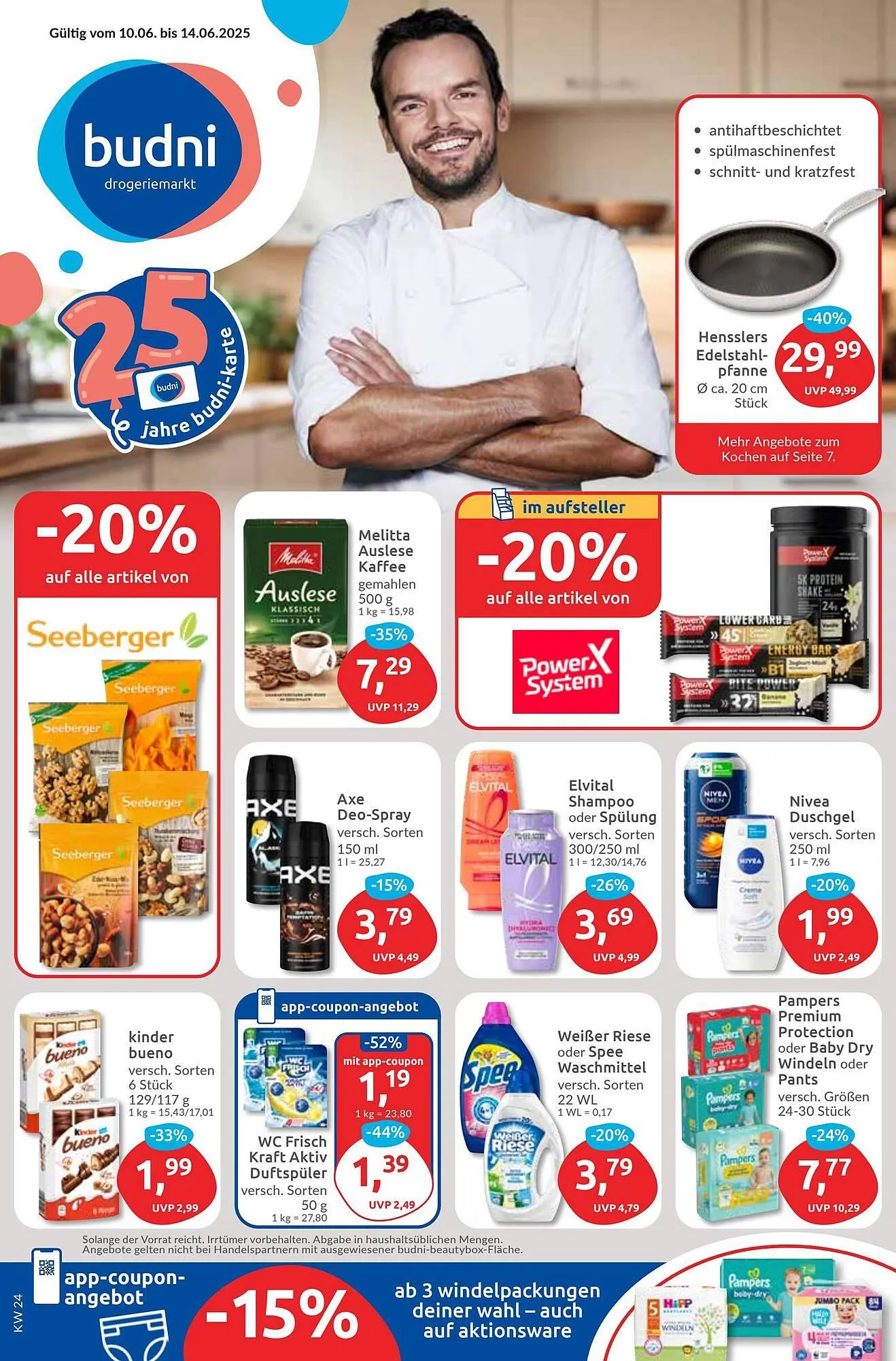 Budni Prospekt von 10. Juni bis 14. Juni 2025 - Prospekt seite 1