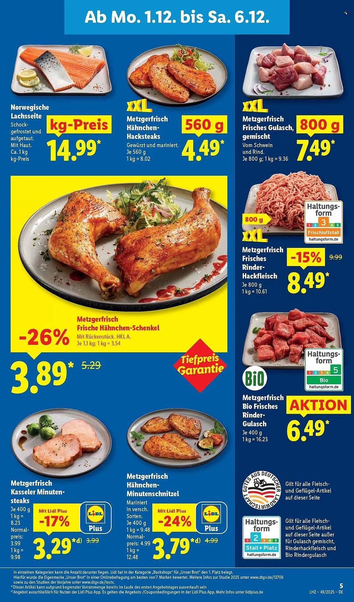 Lidl Prospekt von 1. Dezember bis 6. Dezember 2025 - Prospekt seite 9